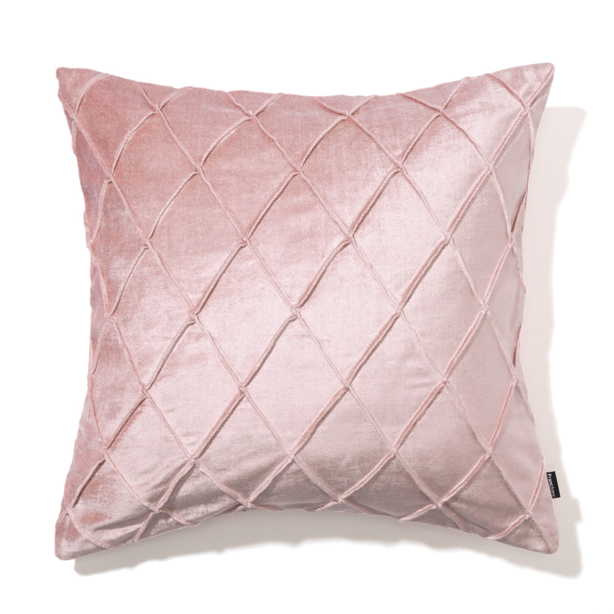 Velvet cord cushion cover 450 x 450 Pink