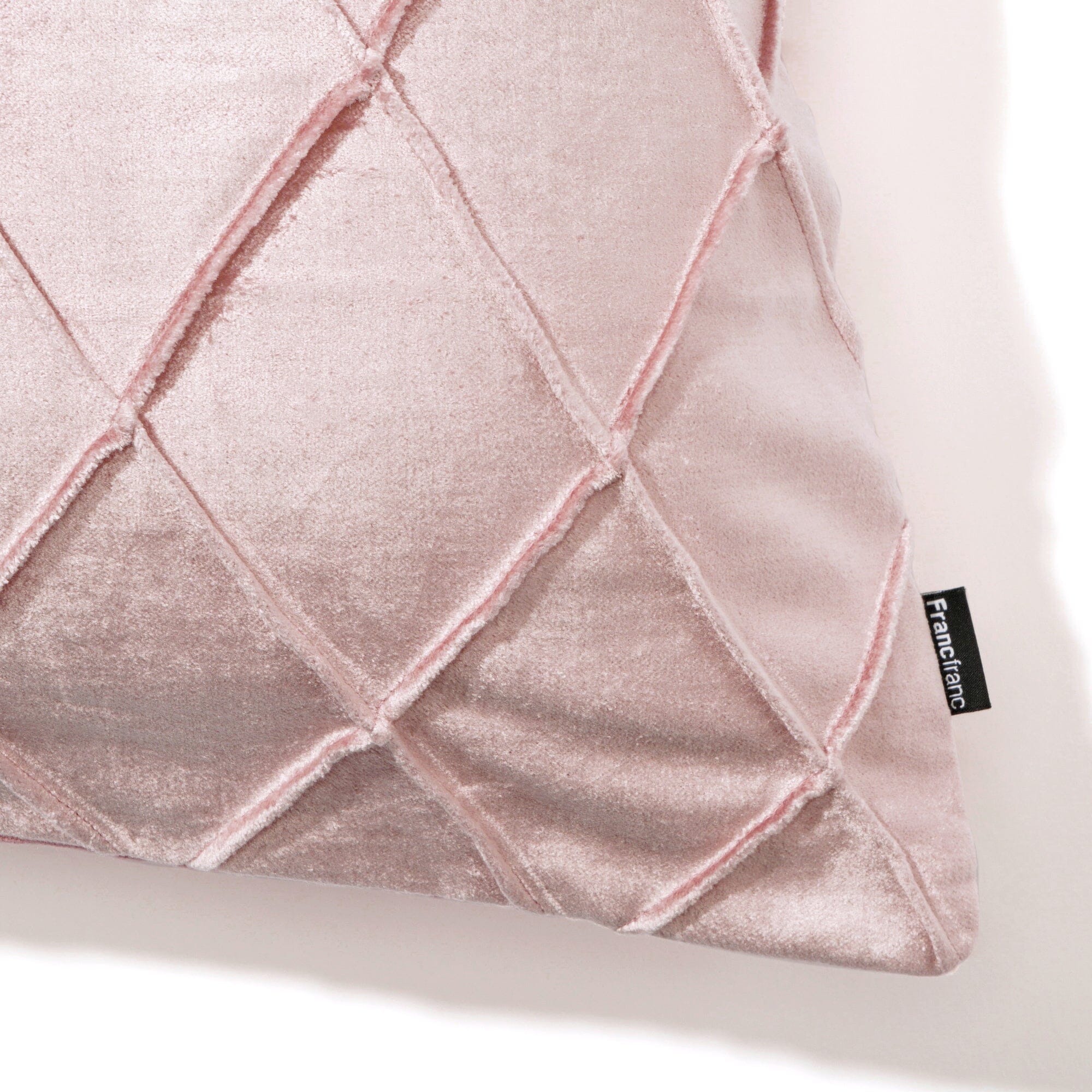 Velvet cord cushion cover 450 x 450 Pink