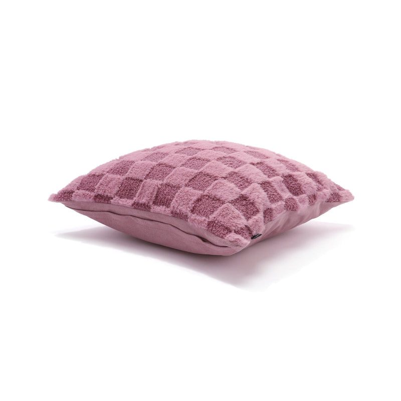 Checkerboard Cushion Cover 450 X 450 Purple