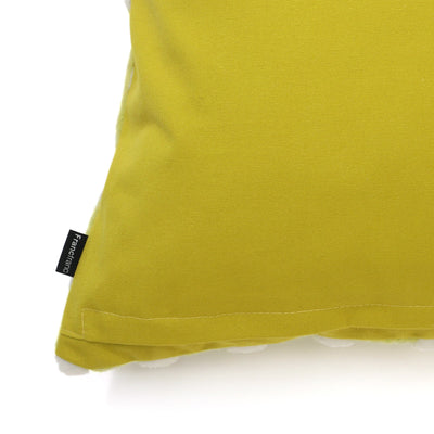 Felt Dot Cushion Cover 450 X 450 Yellow