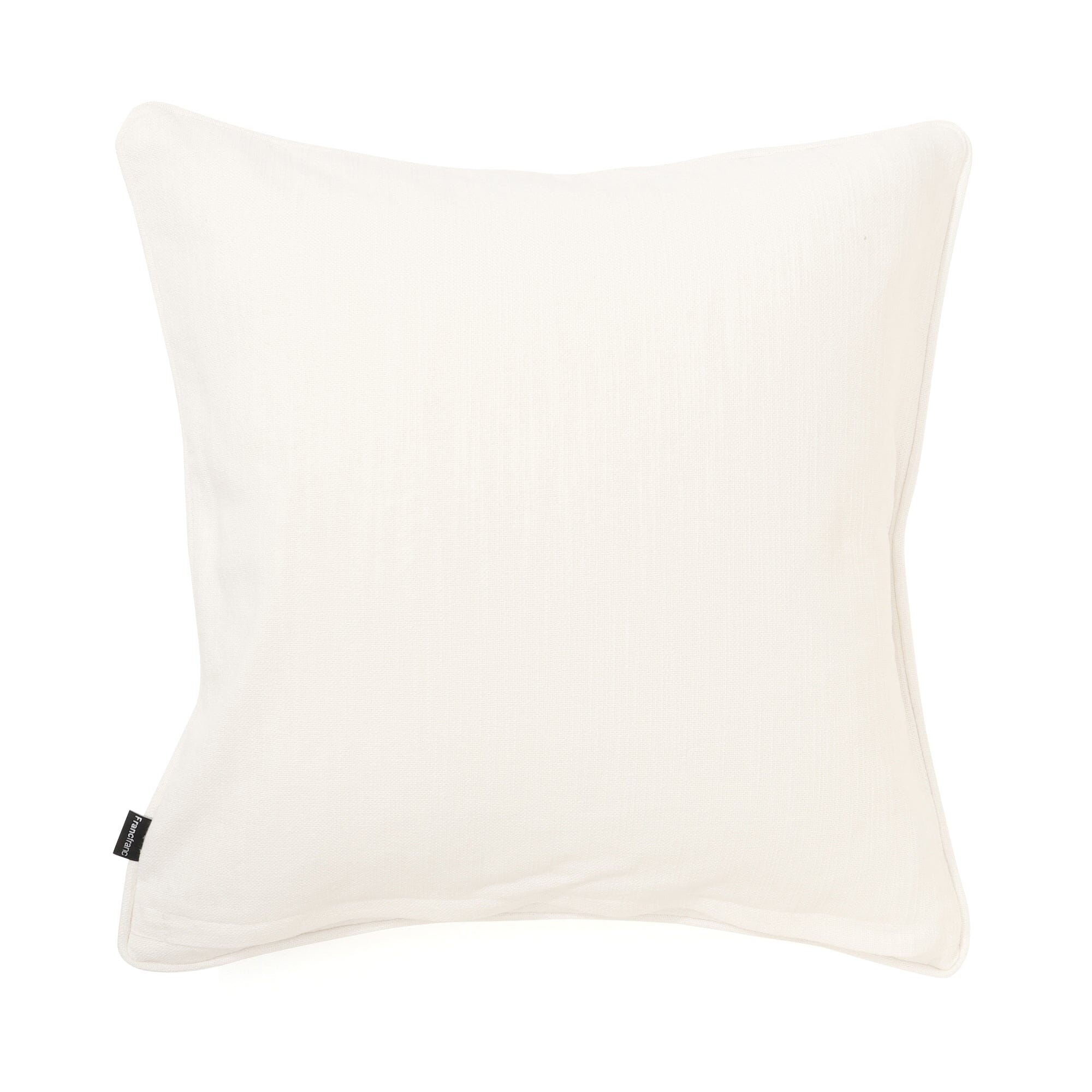 Emb Ornament D Cushion Cover 450 X 450 White