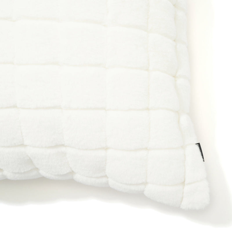 Fur AE Cushion Cover 450 X 450 White