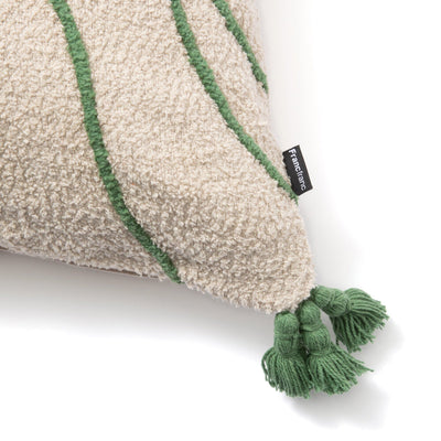 EMB Drawing Cushion Cover 450 x 450 Ivory