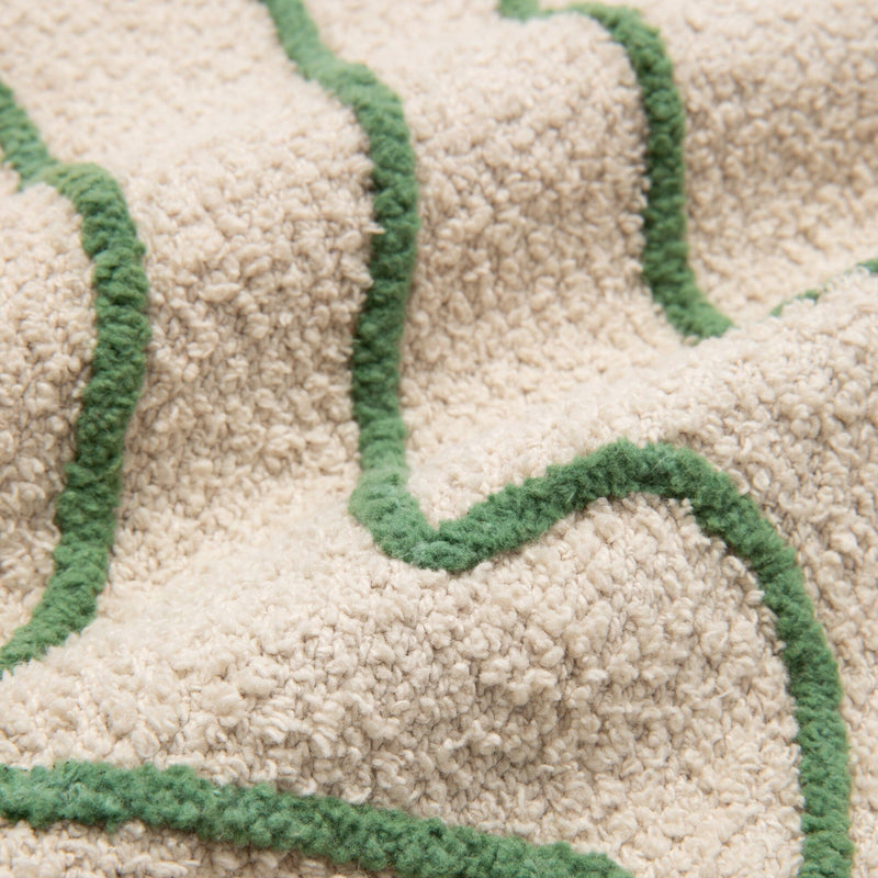 EMB Drawing Cushion Cover 450 x 450 Ivory