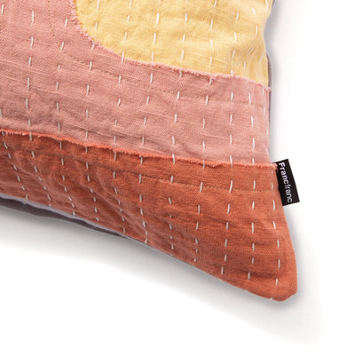 Drawing Applique Cushion Cover 450 X 450 Multi