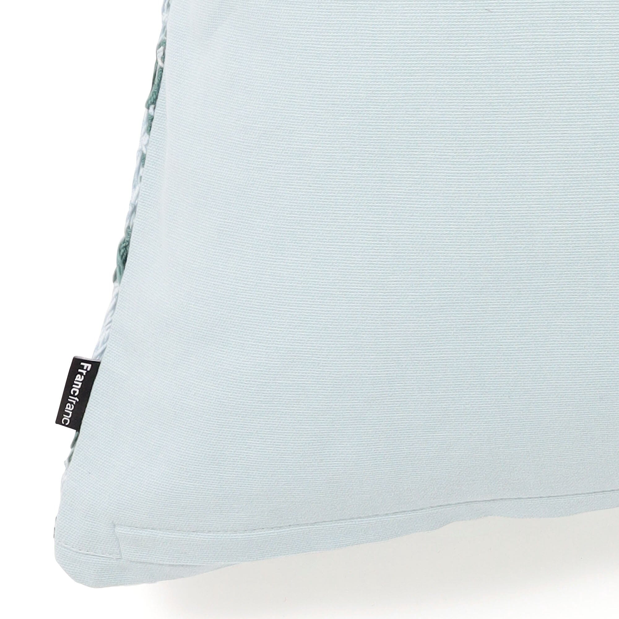 Border Crochet Cushion Cover 450 X 450 Blue