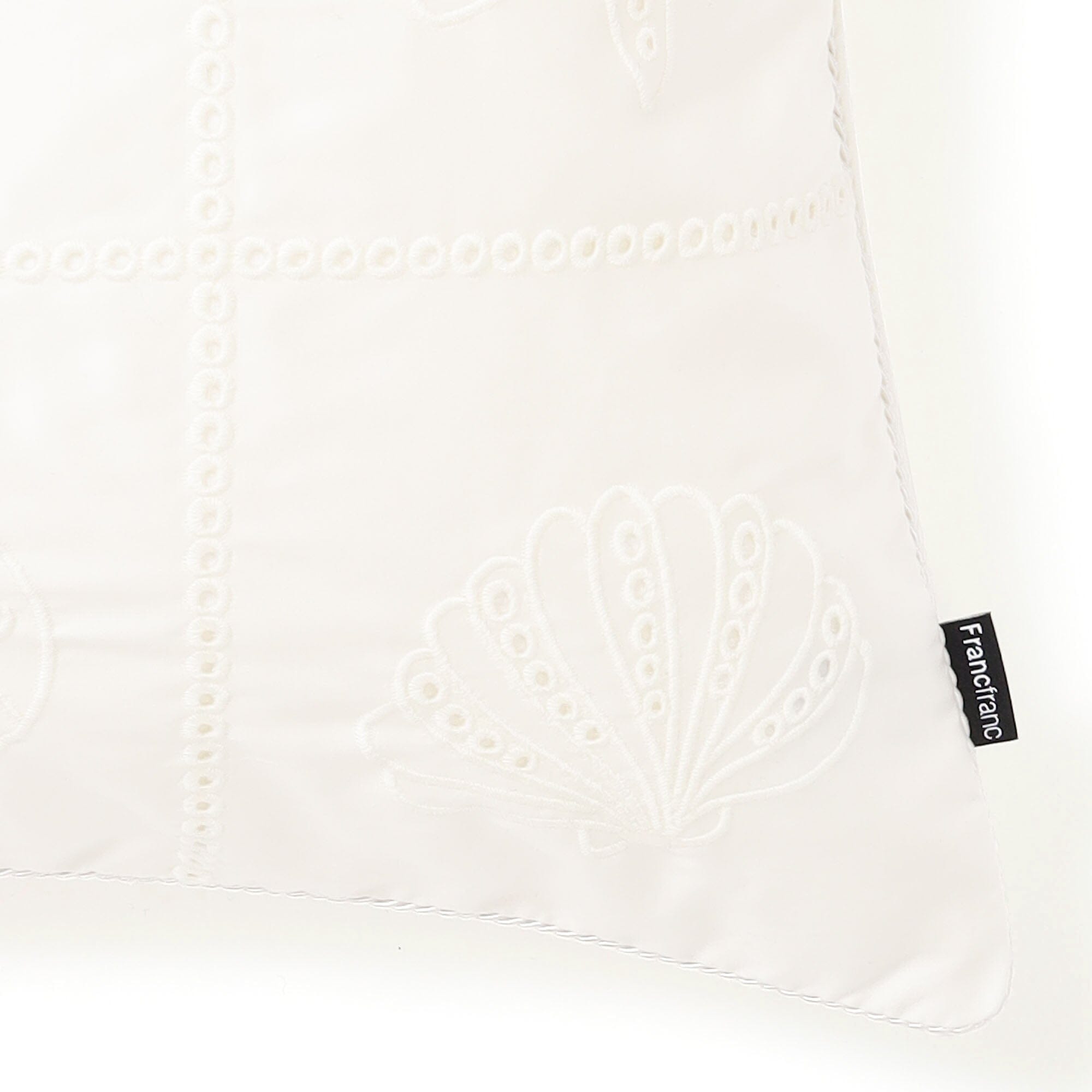 Shiny Marine Cushion Cover 450 X 450 White