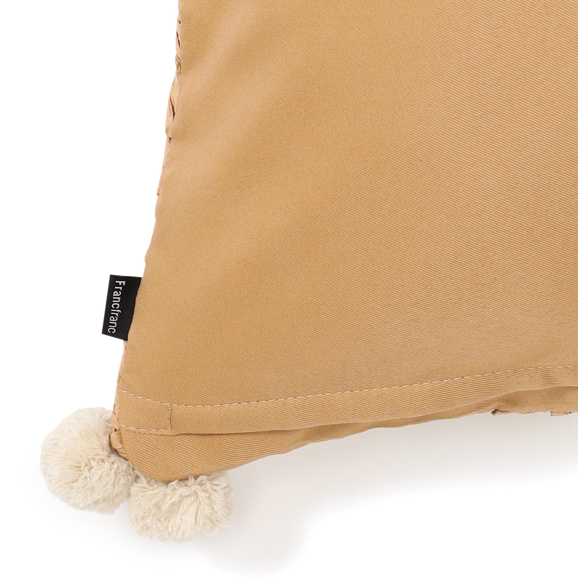 Paper Crochet Cushion Cover 450 X 450 Natural x Ivory