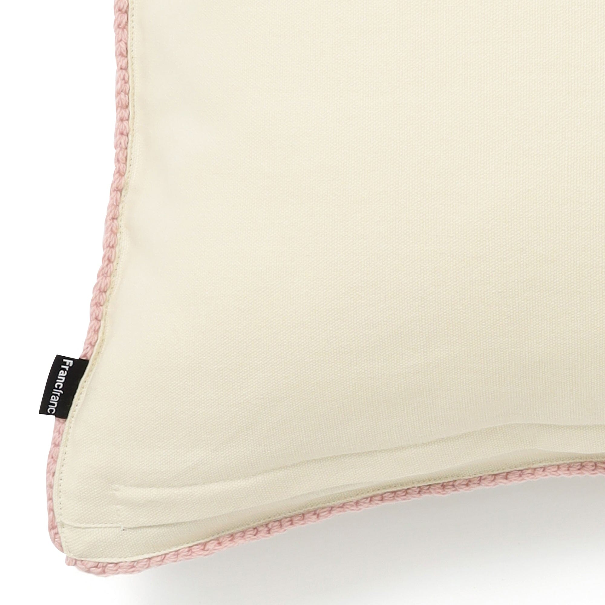 Square Crochet Cushion Cover 450 X 450  Pink X Light Blue