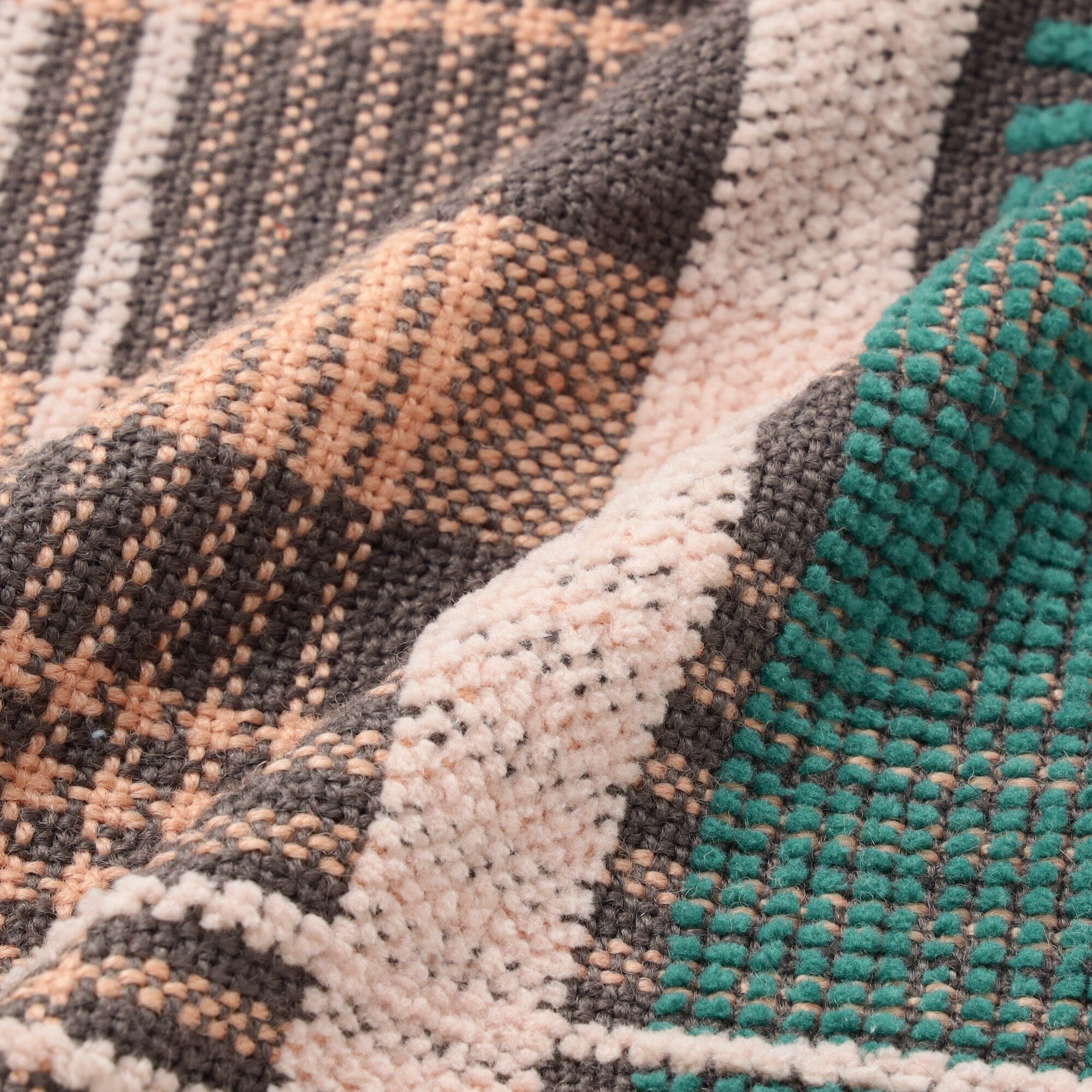 Weave Check Cushion Cover 450 X 450  Multi