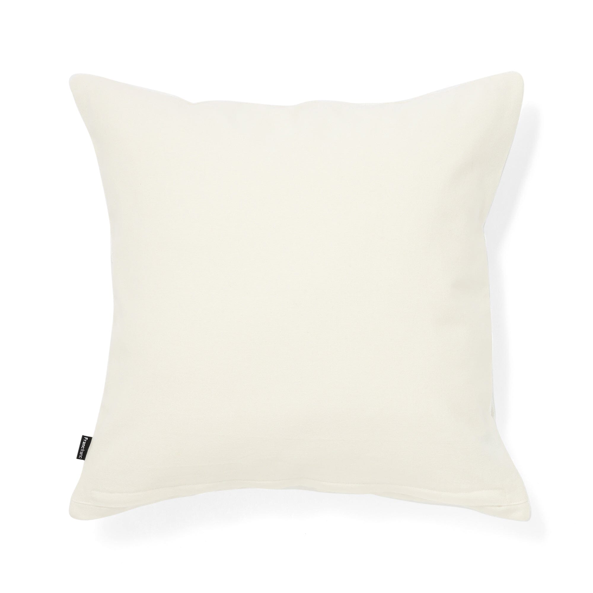 Emb Ornament Cushion Cover 450 X 450  White