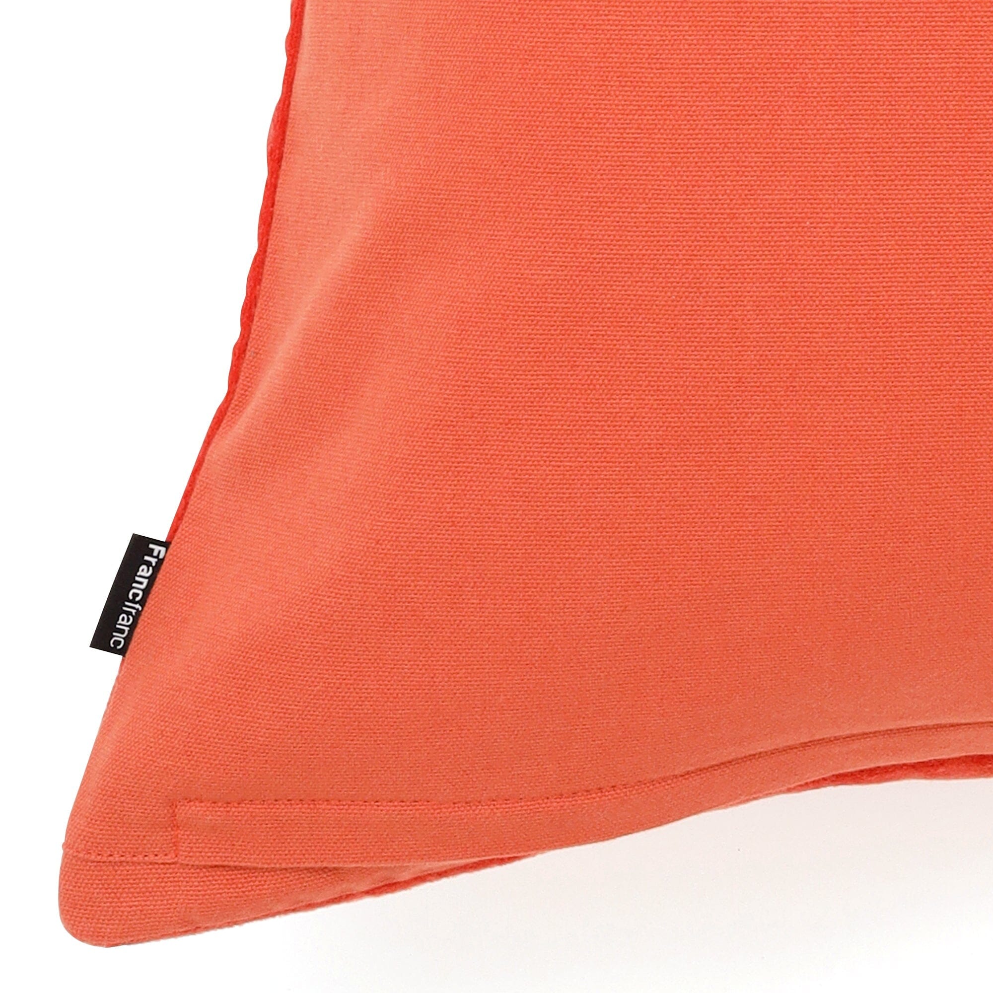 Emb Flower Cushion Cover 450 X 450  Orange