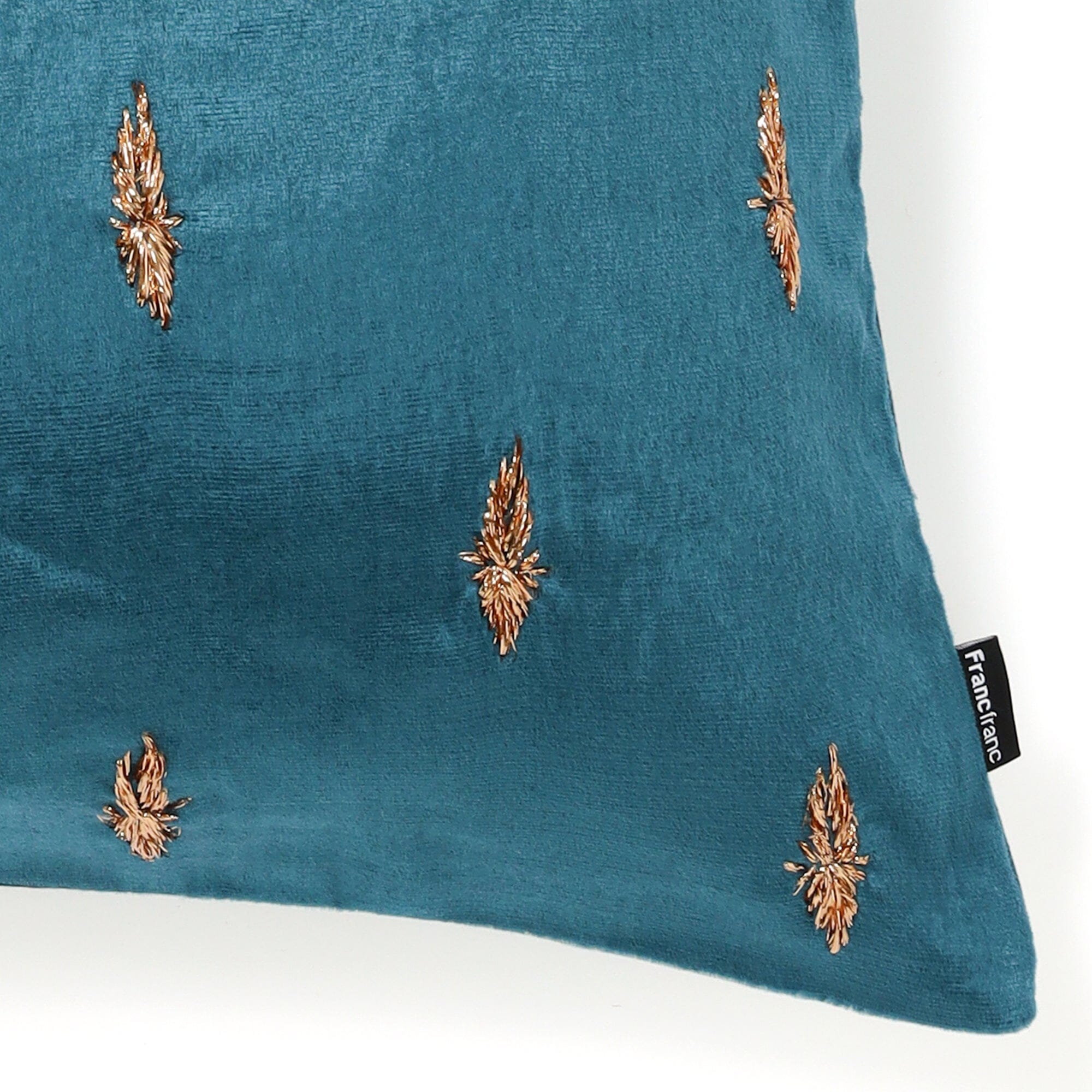 Twinkle Emb Cushion Cover 450 X 450  Navy