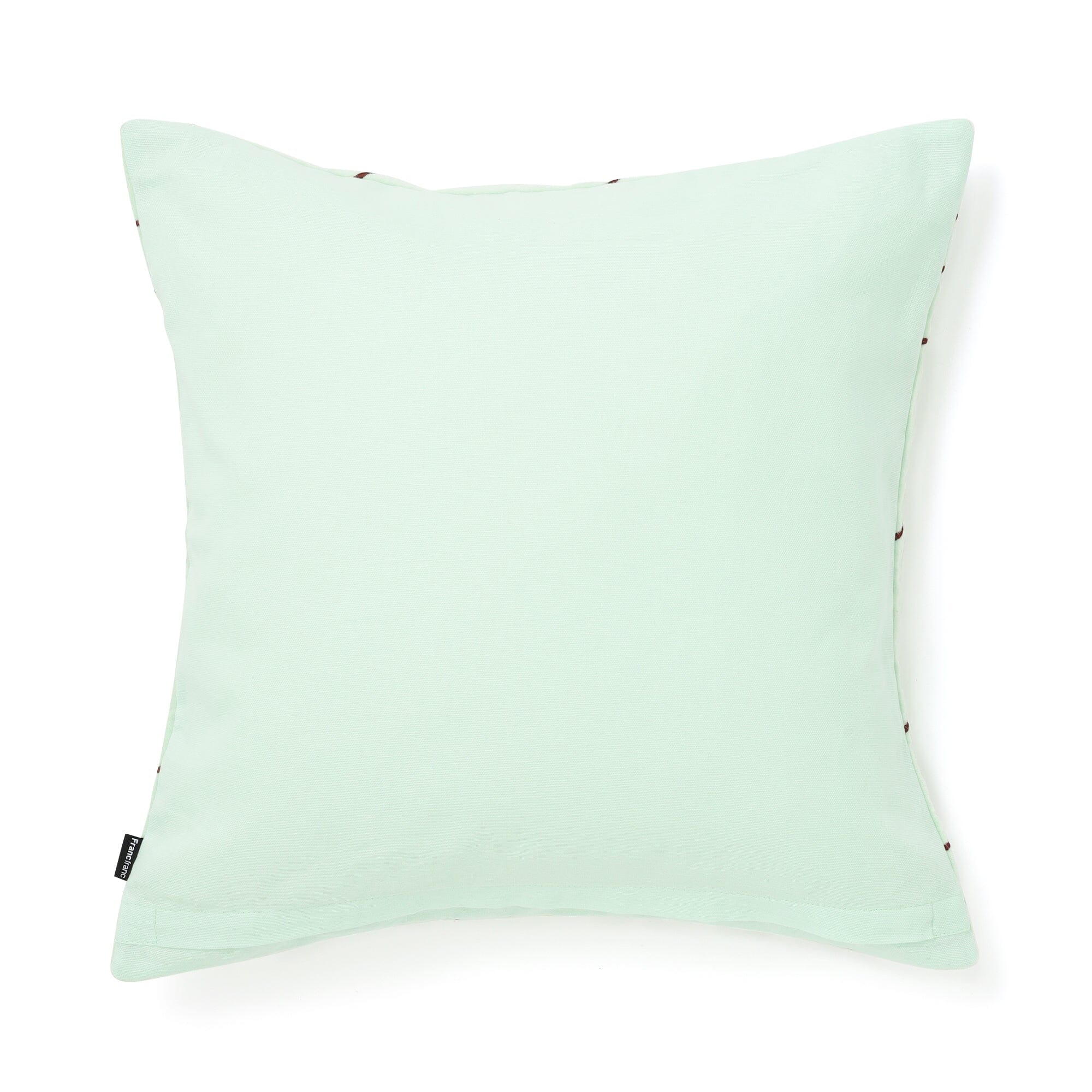 Emb Drawing Cushion Cover 450 X 450 Light Green
