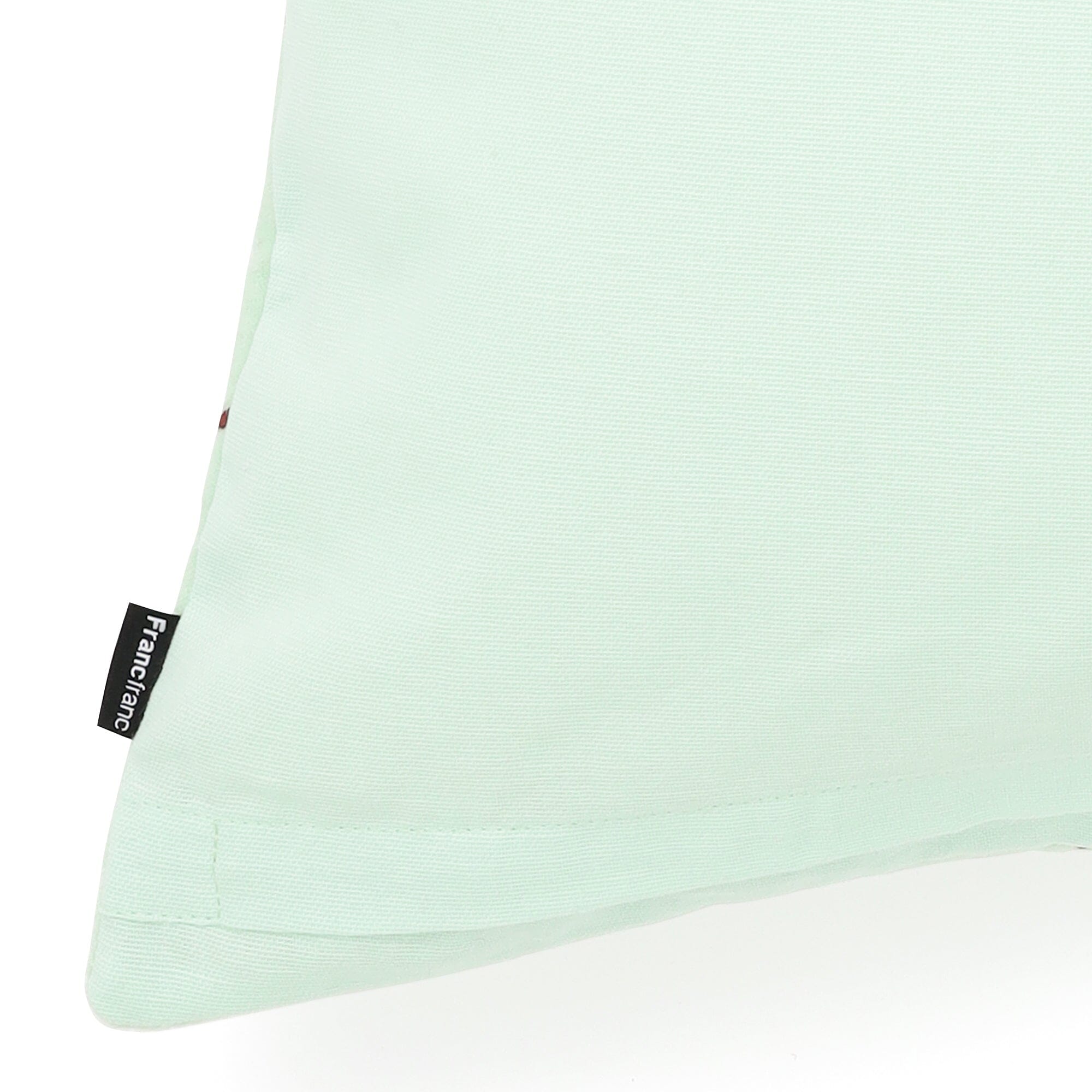 Emb Drawing Cushion Cover 450 X 450 Light Green