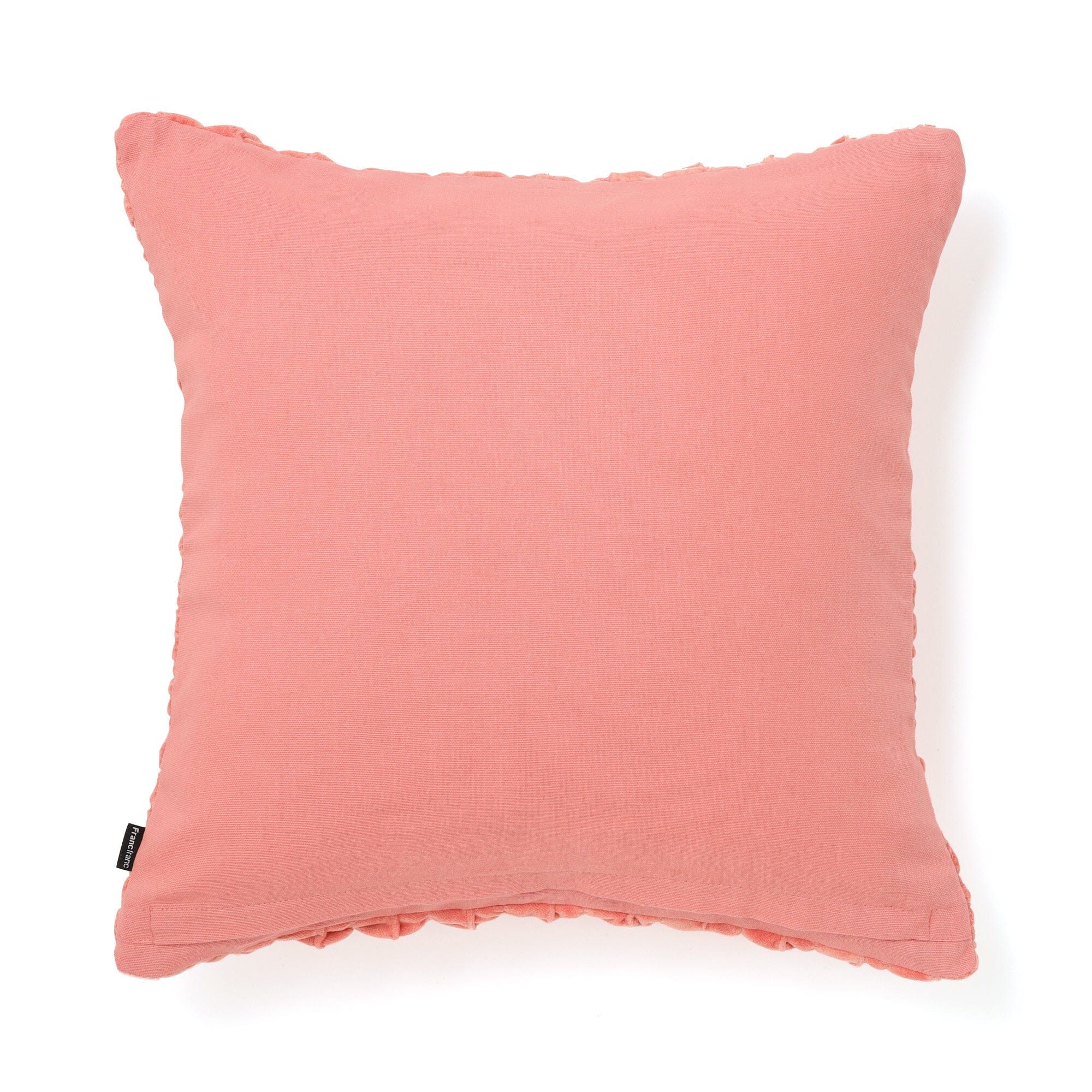 Velvet Gathered Cushion Cover 450 X 450  Pink