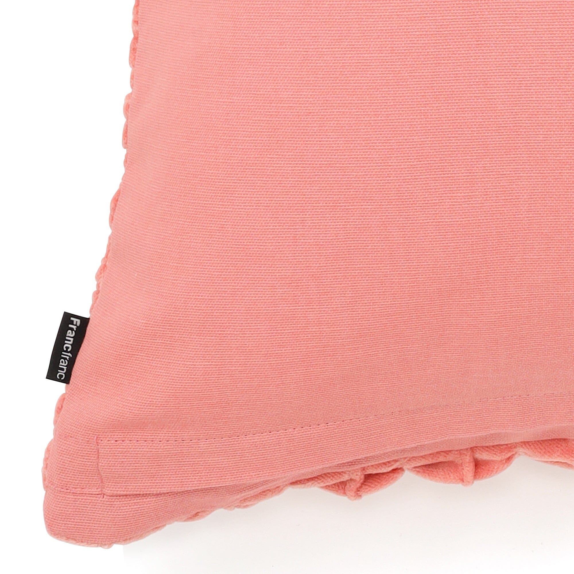 Velvet Gathered Cushion Cover 450 X 450  Pink