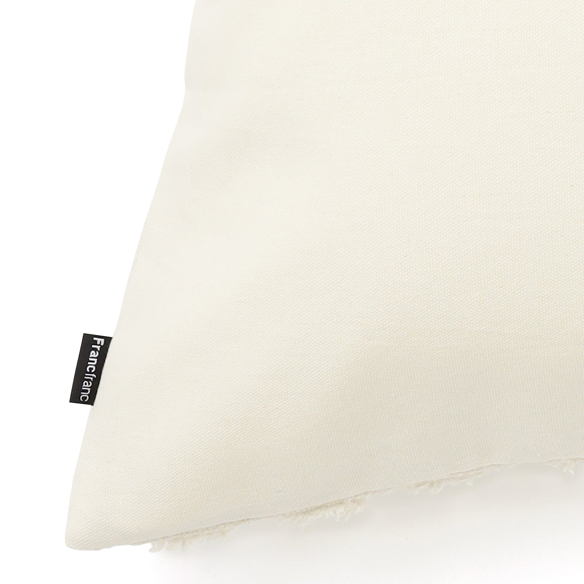 Tuft Art Cushion Cover 450 X 450  White