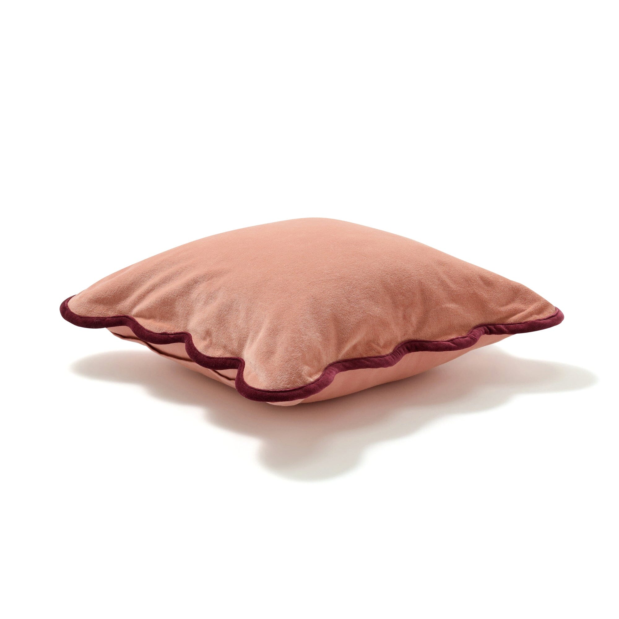 Velvet Wave Cushion Cover 450 X 450  Pink