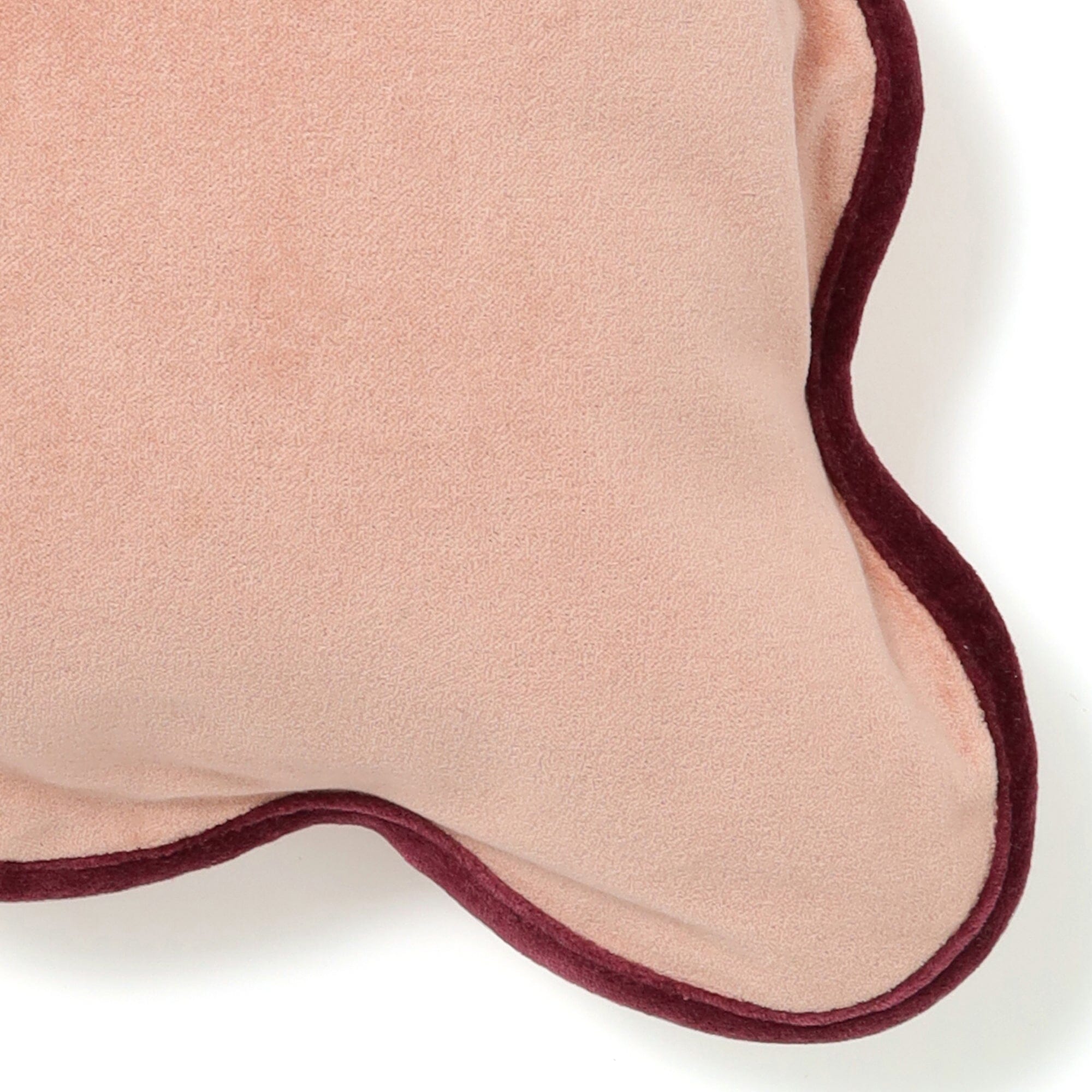 Velvet Wave Cushion Cover 450 X 450  Pink