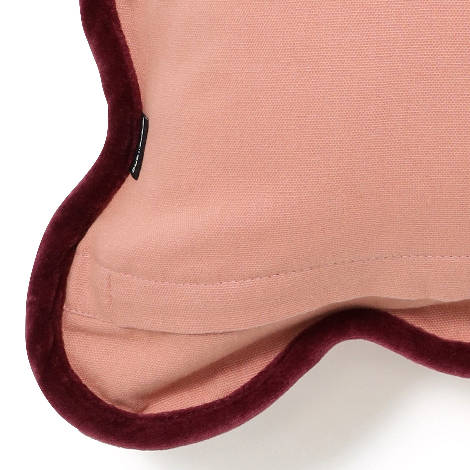 Velvet Wave Cushion Cover 450 X 450  Pink