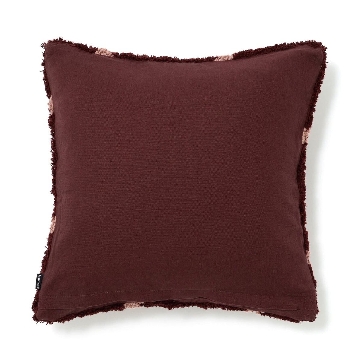 Tuftstripe Cushion Cover 450 X 450  Dark Red