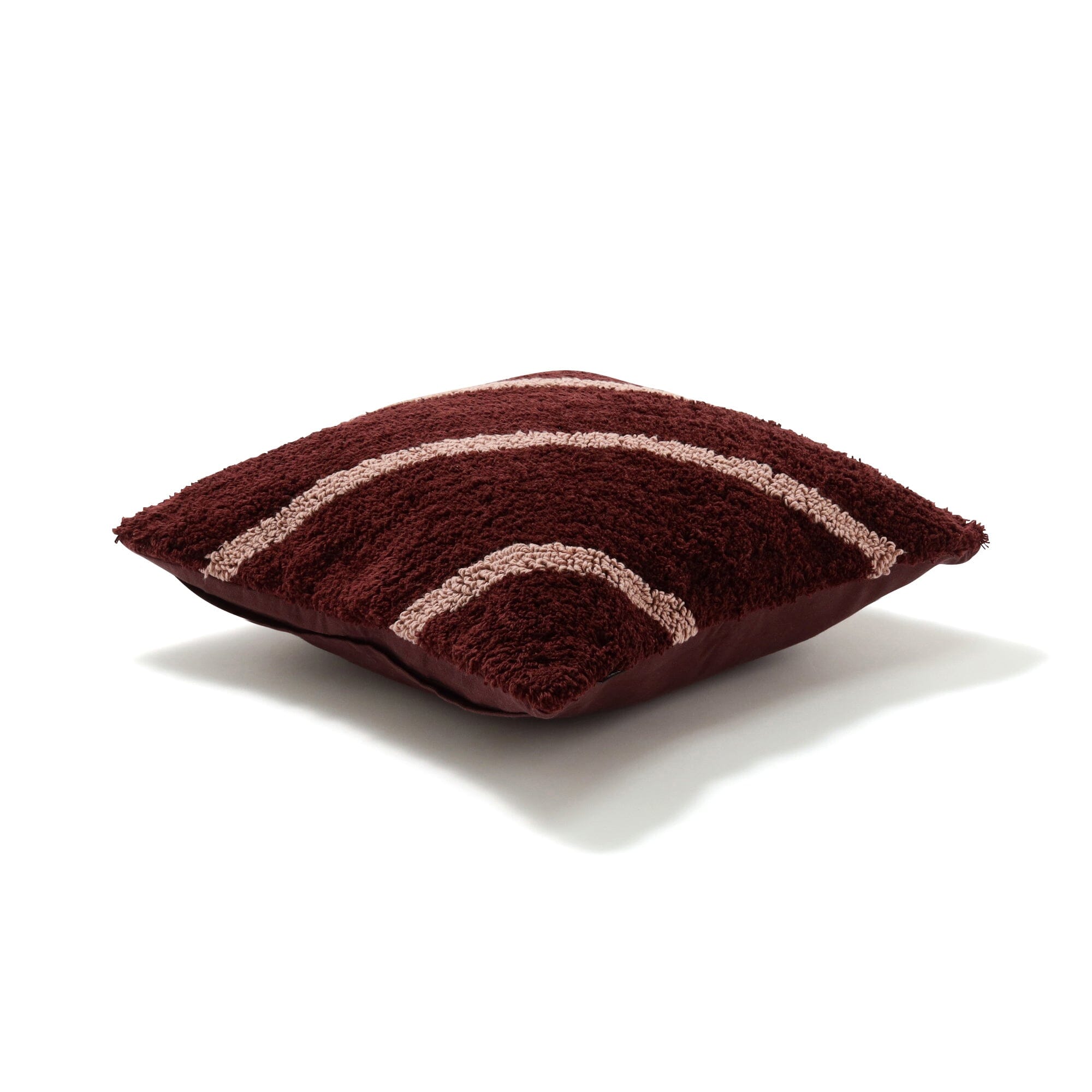 Tuftstripe Cushion Cover 450 X 450  Dark Red