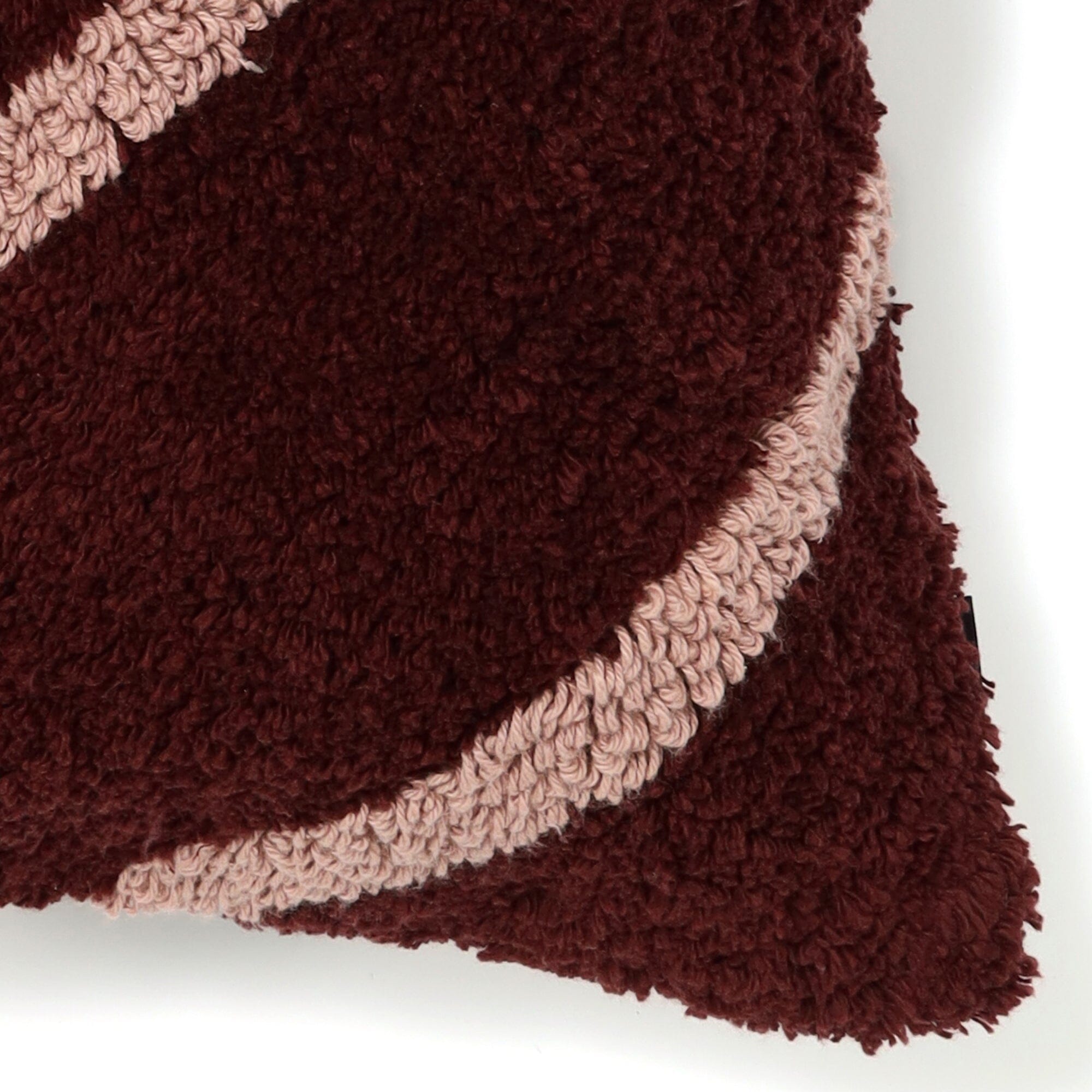 Tuftstripe Cushion Cover 450 X 450  Dark Red