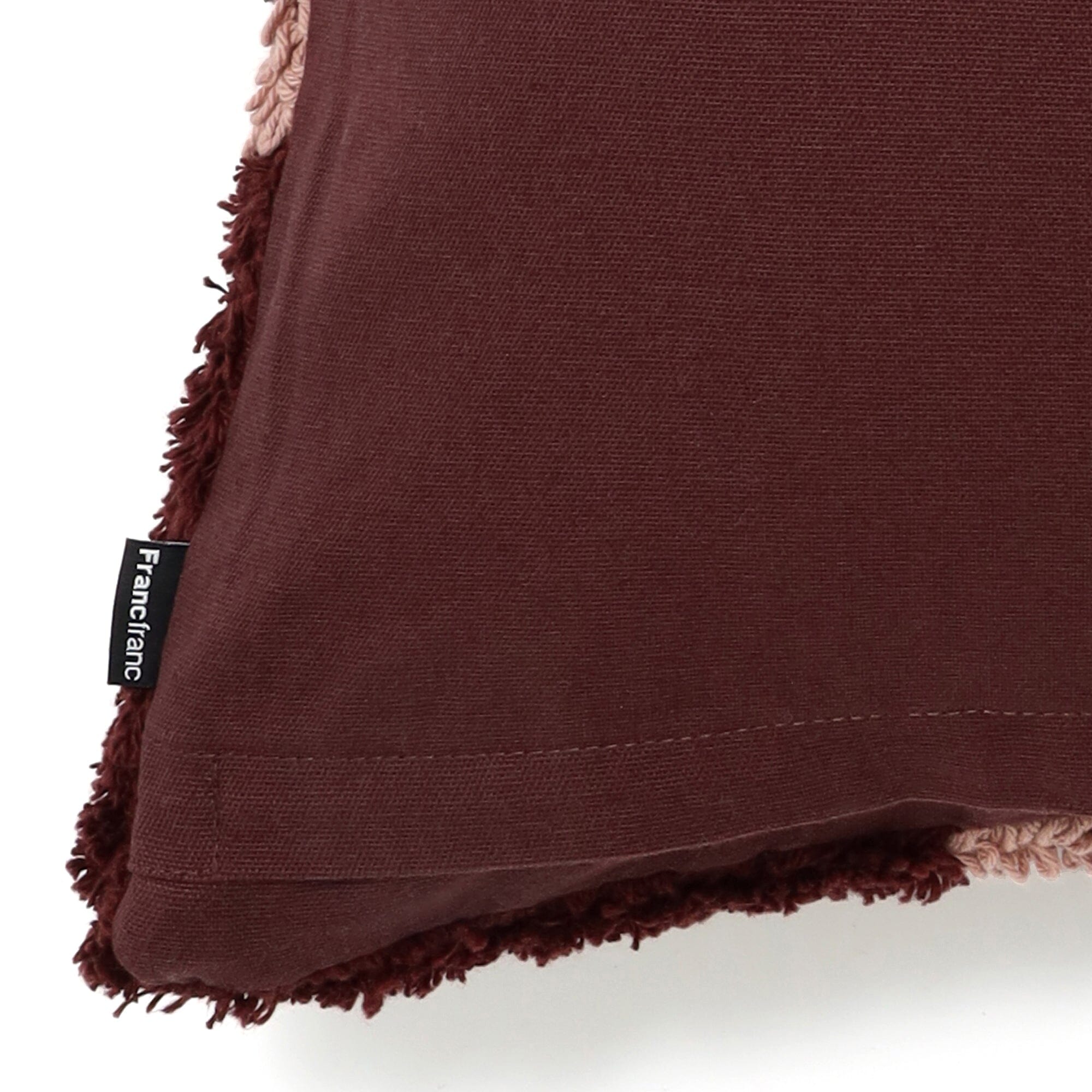 Tuftstripe Cushion Cover 450 X 450  Dark Red