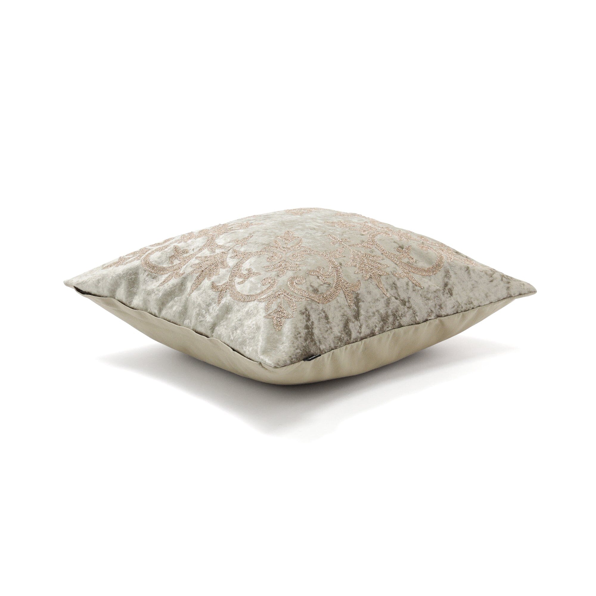 Emb Ornament Cushion Cover 450 X 450  Gray
