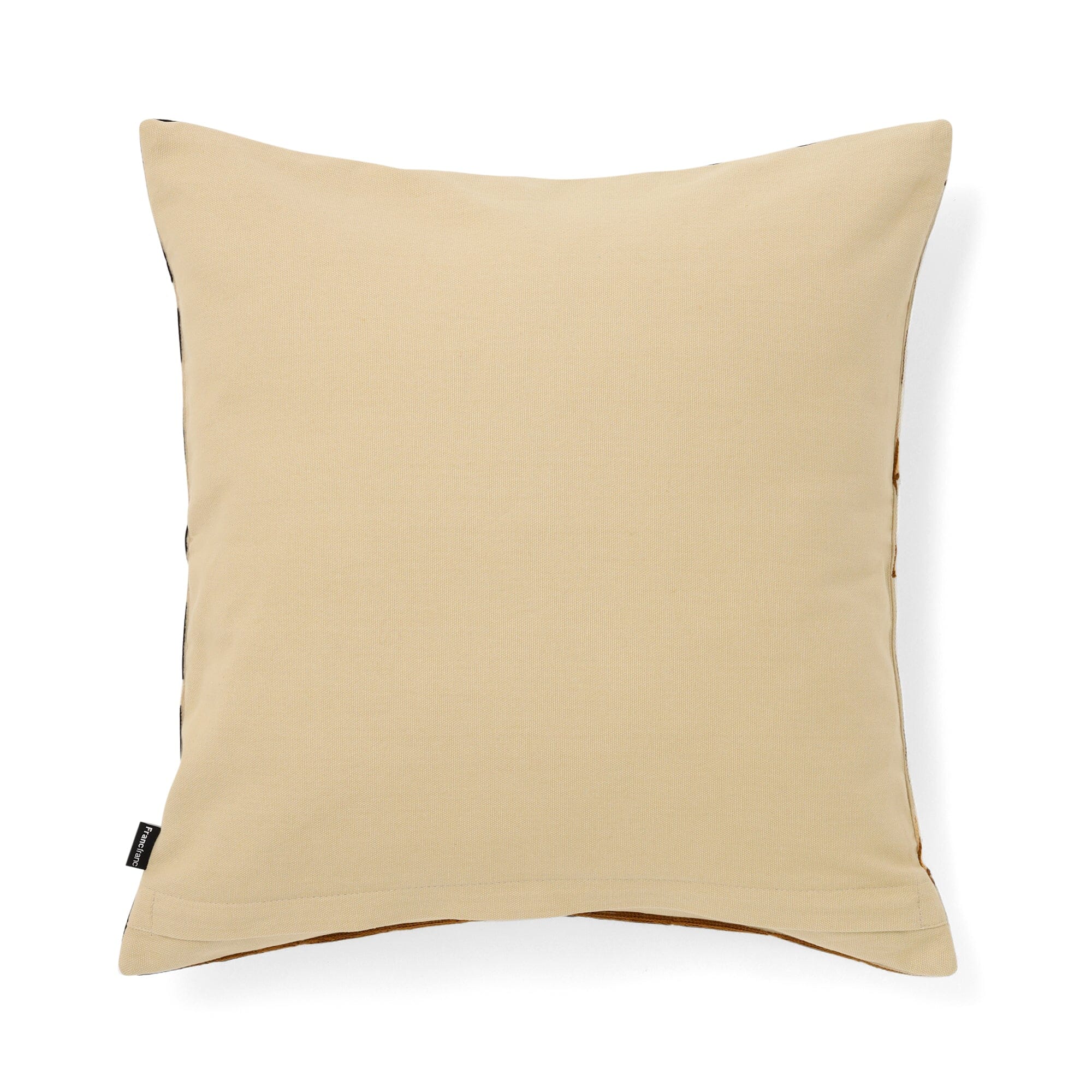 Emb Geometric Cushion Cover 450 X 450  Beige