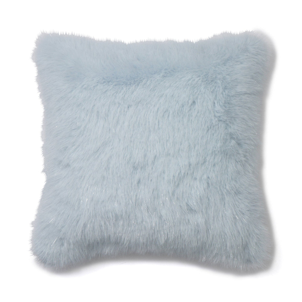 Eco Fur Cushion Cover 450 X 450 Light Blue