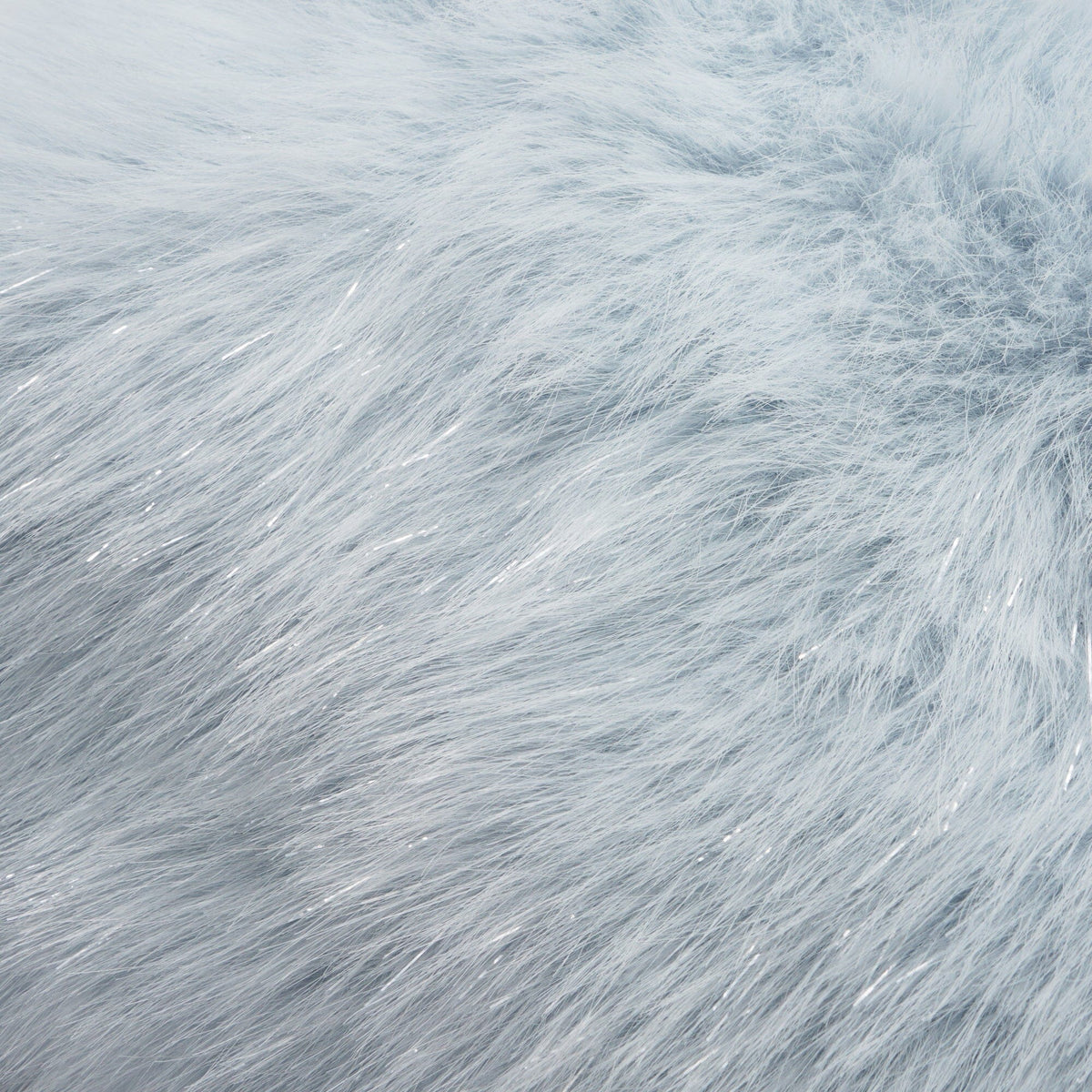 Eco Fur Cushion Cover 450 X 450 Light Blue