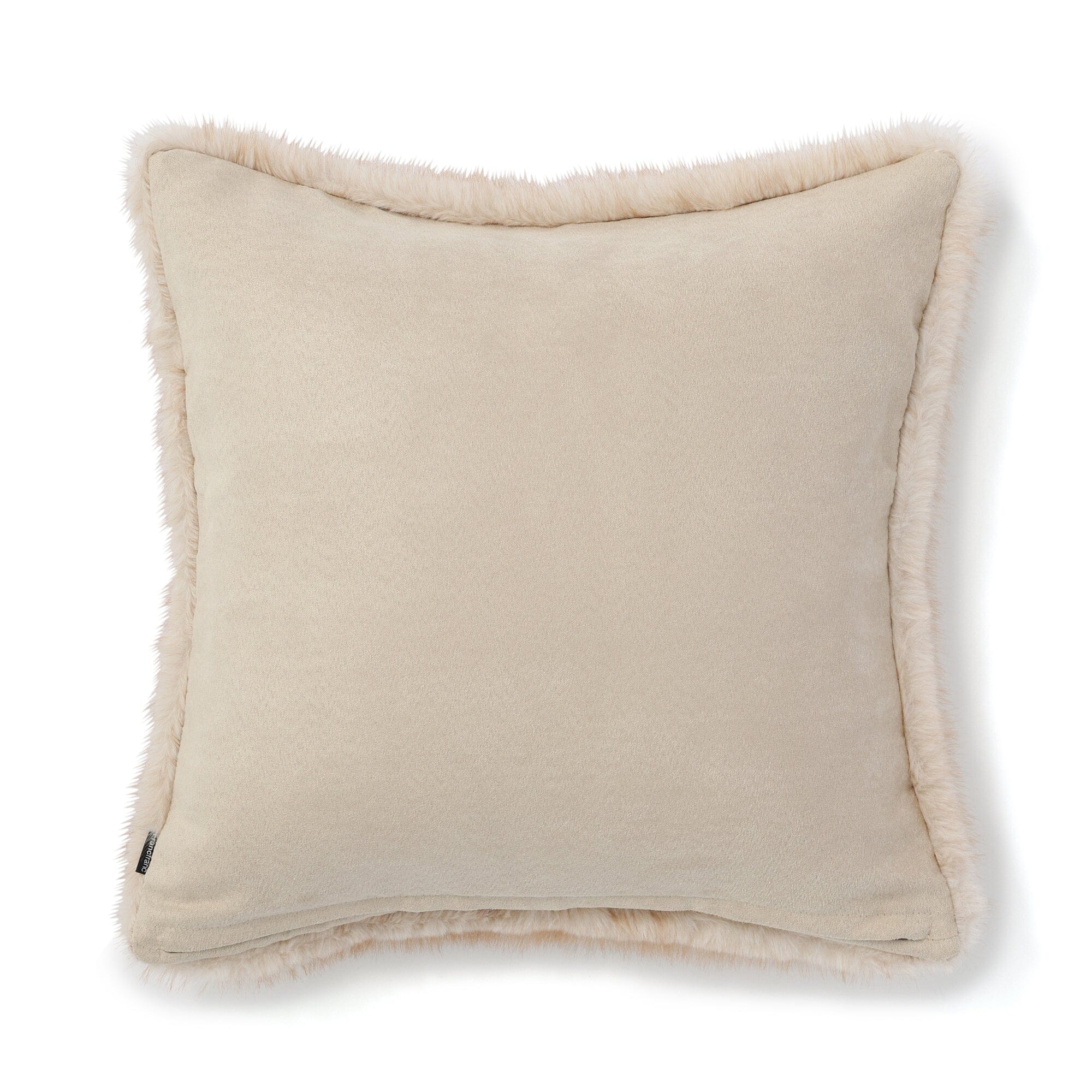 Eco Fur Cushion Cover 450 X 450 Cm Light Beige