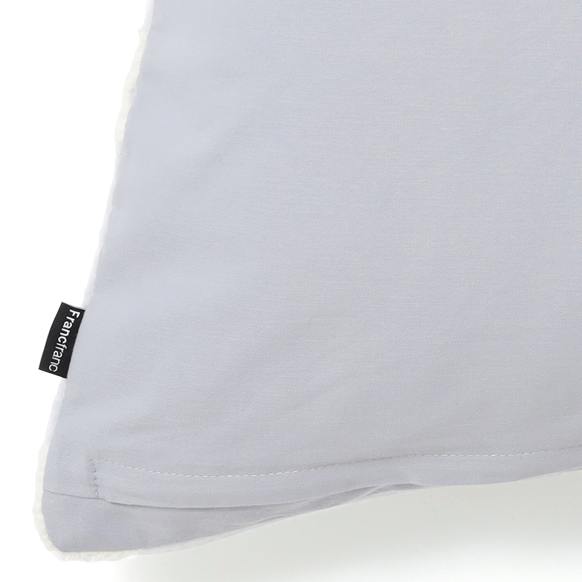 Emb Flower Cushion Cover 450 X 450  Light Blue