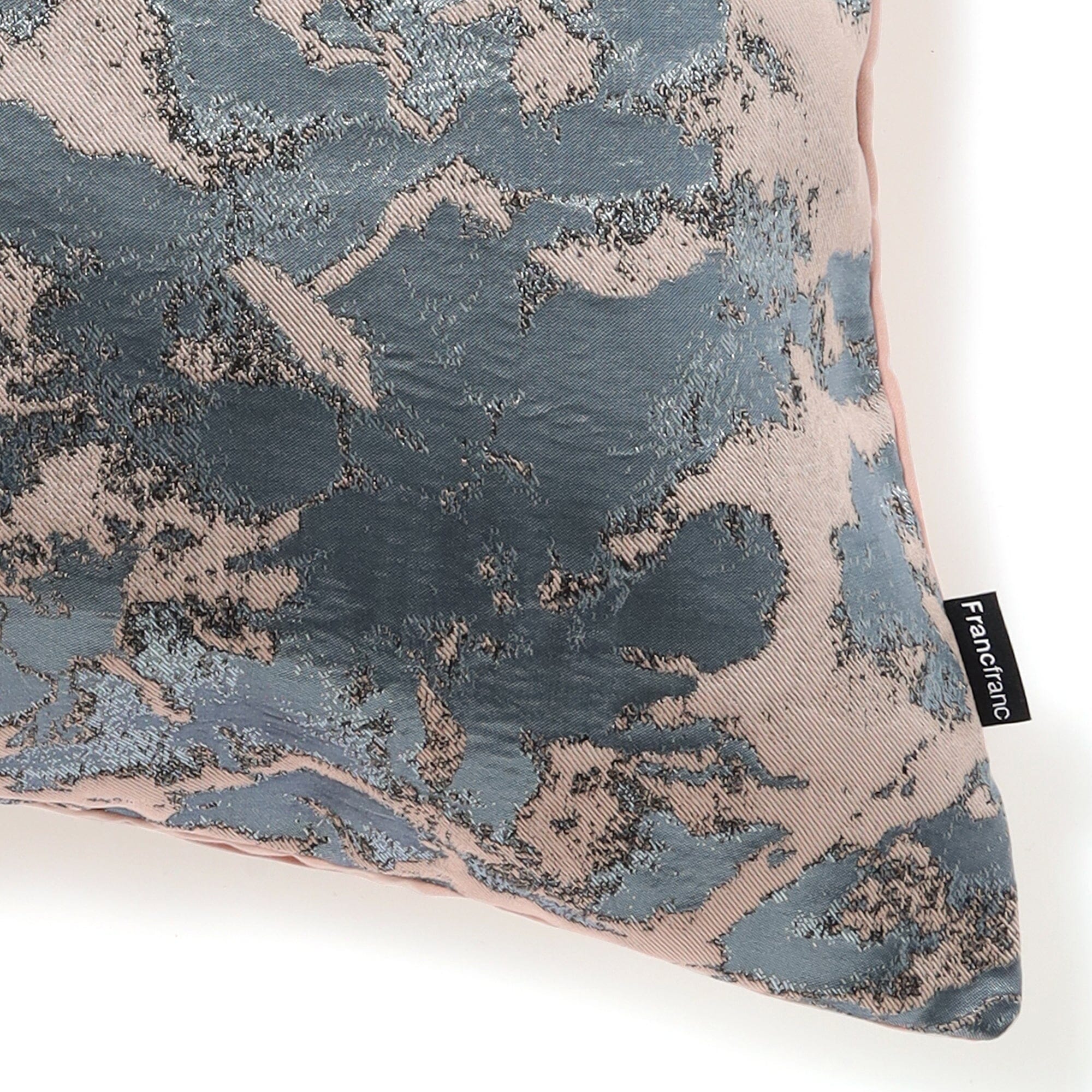 Jq Metallic Cushion Cover 450 X 450  Pink X Blue