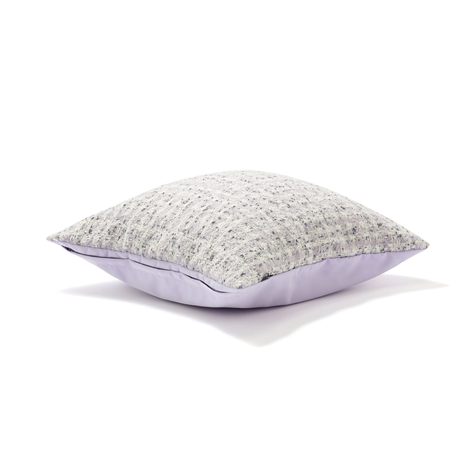 Fancy Tweed Cushion Cover 450 X 450  Purple