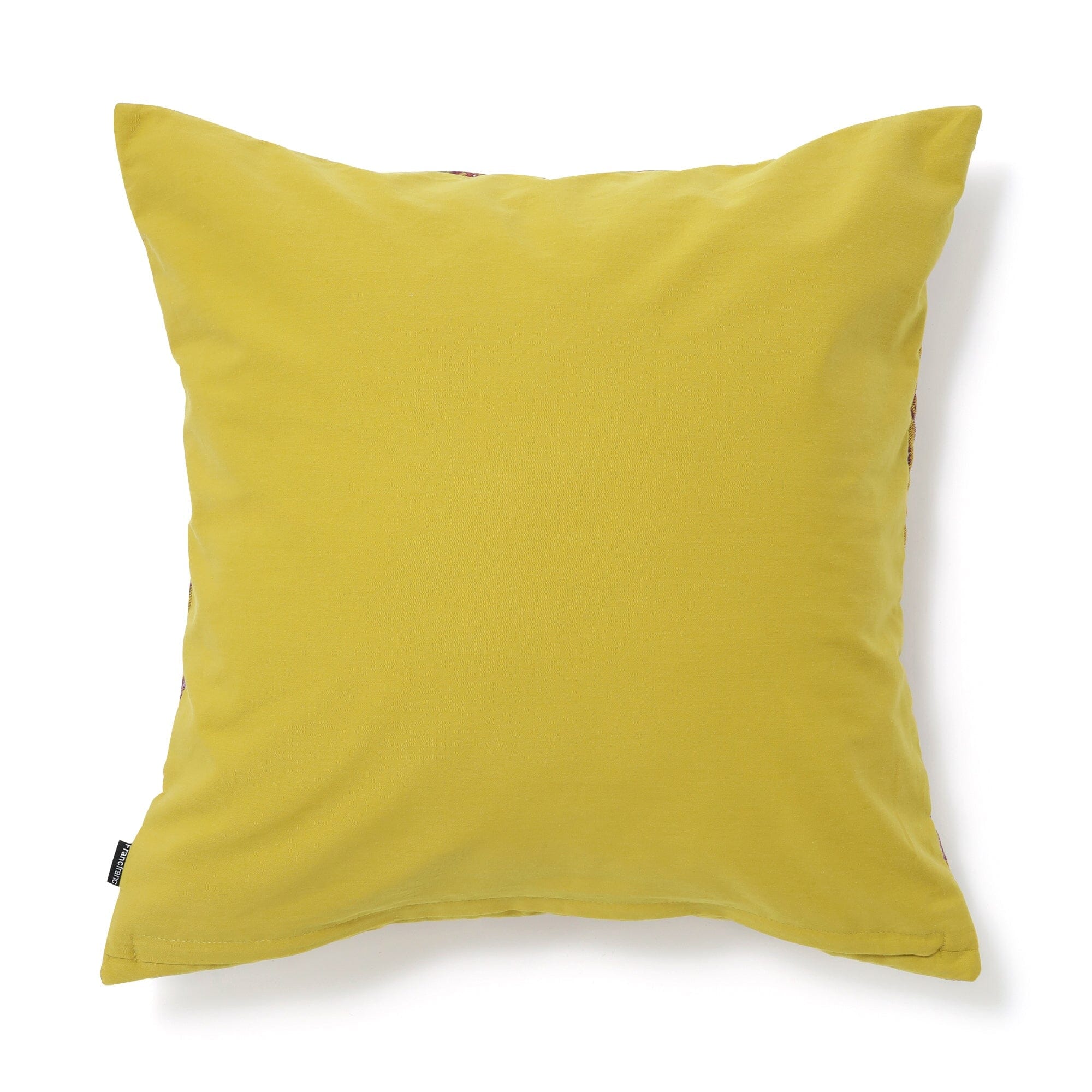 Jq Flower Cushion Cover 450 X 450  Yellow X Purple