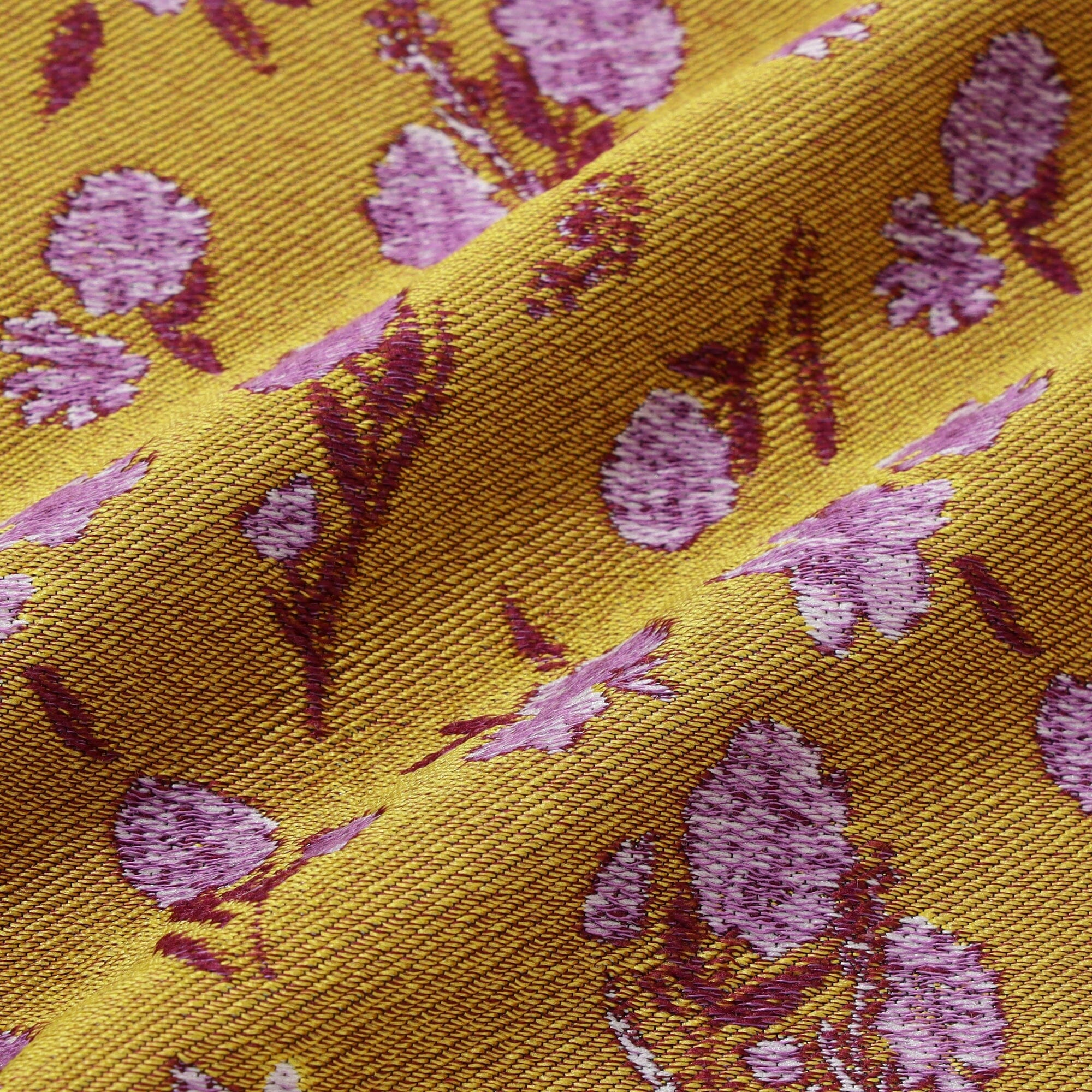 Jq Flower Cushion Cover 450 X 450  Yellow X Purple