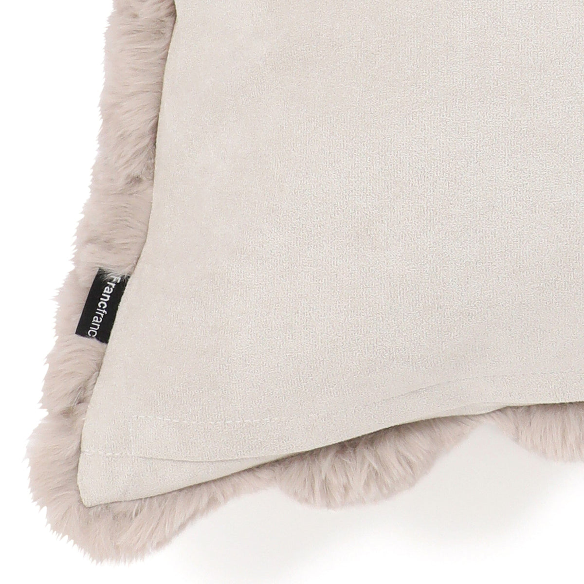 Eco Fur Cushion Cover 450 X 450 Cm Gray