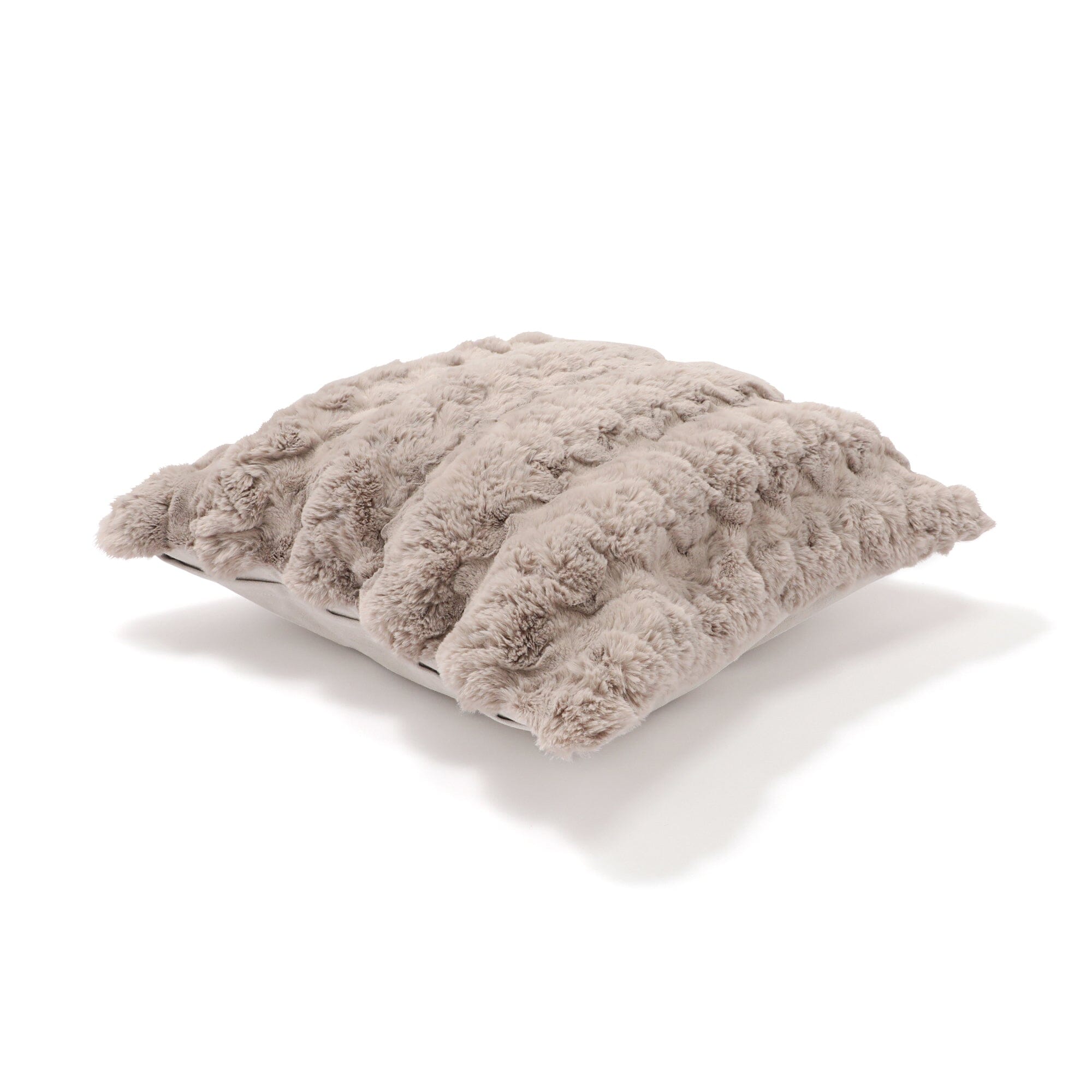 Eco Fur Cushion Cover 450 X 450 Cm Gray