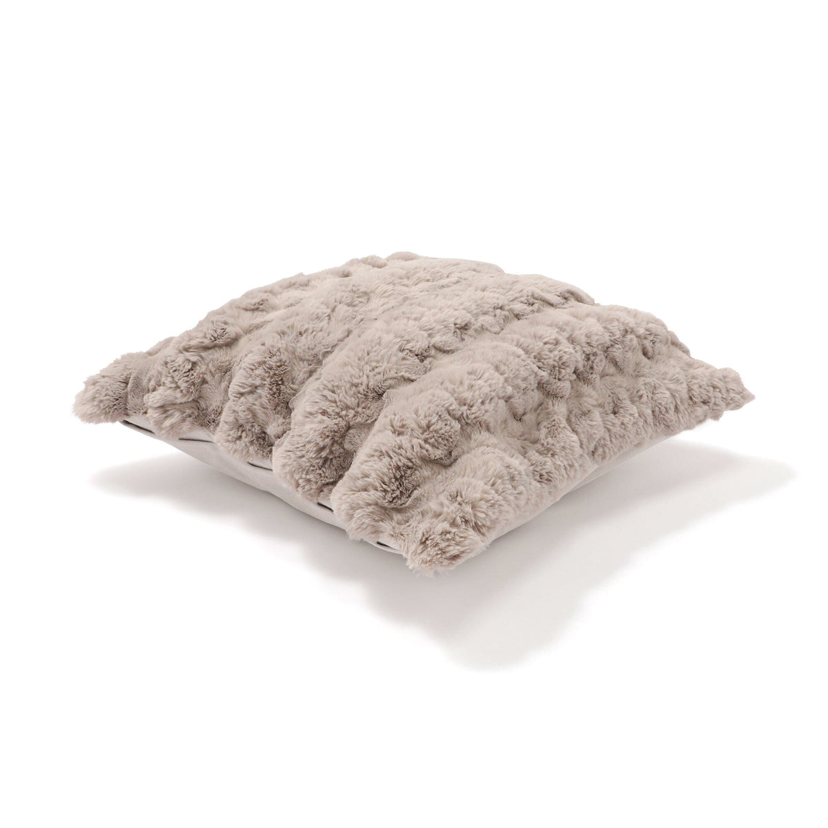 Eco Fur Cushion Cover 450 X 450 Cm Gray