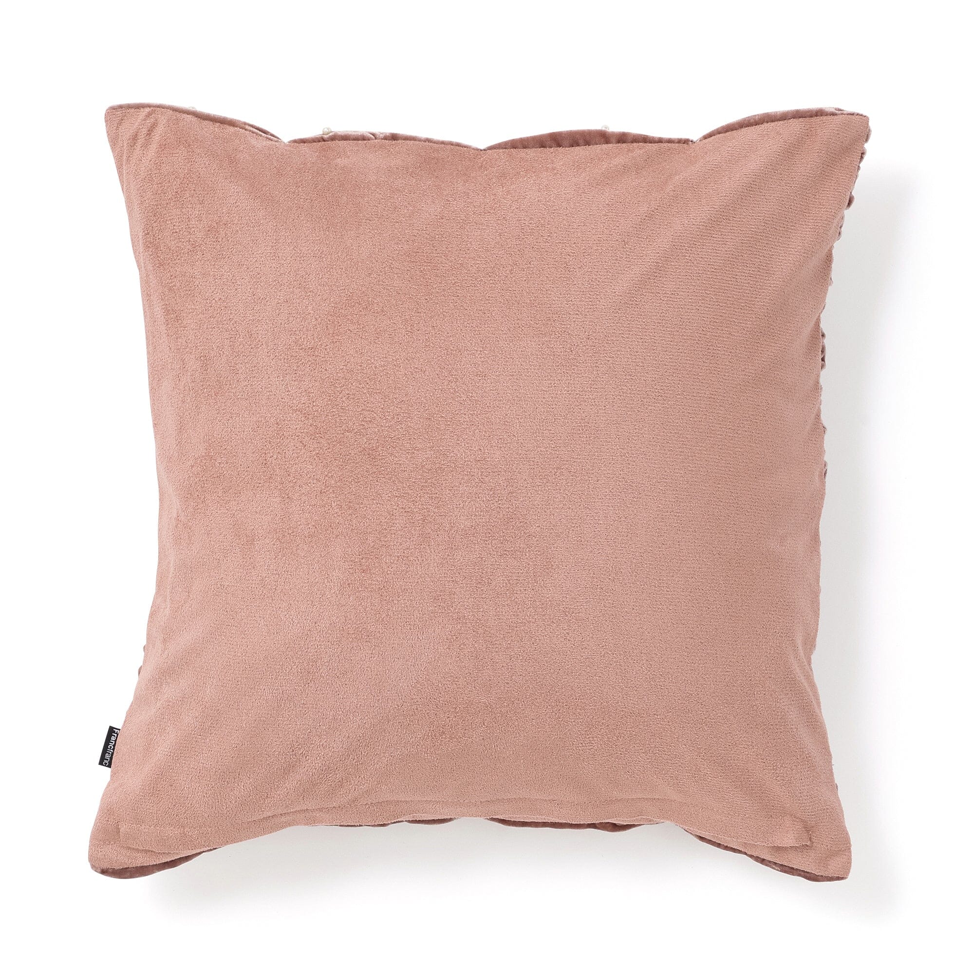 Velvet Pearl Cushion Cover 450 X 450  Pink