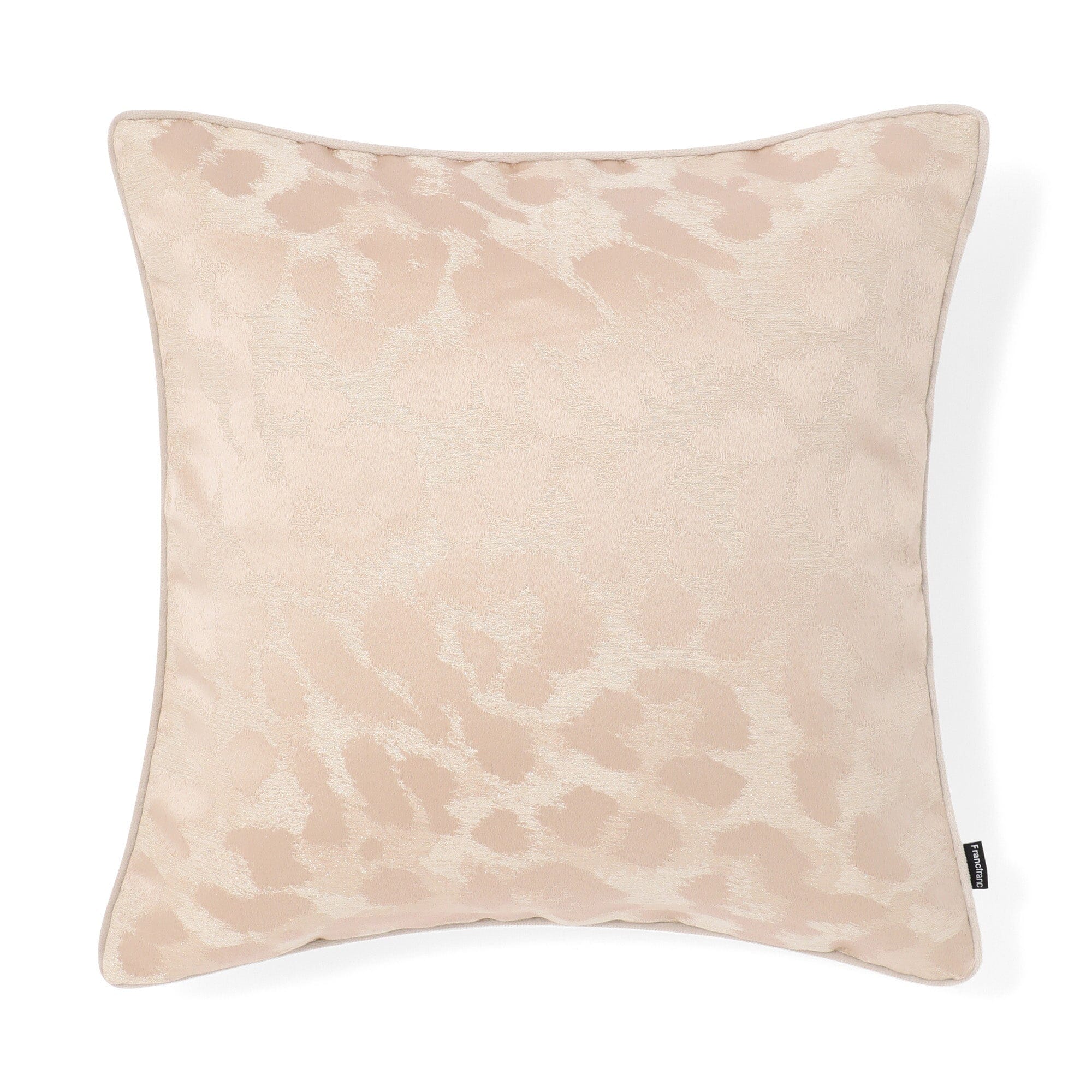 Jq Leopard Cushion Cover 450 X 450  Beige