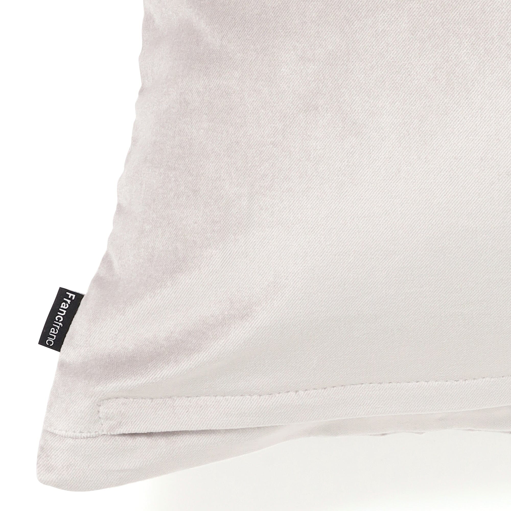 Square Gathered Cushion Cover 450 X 450  Light Gray
