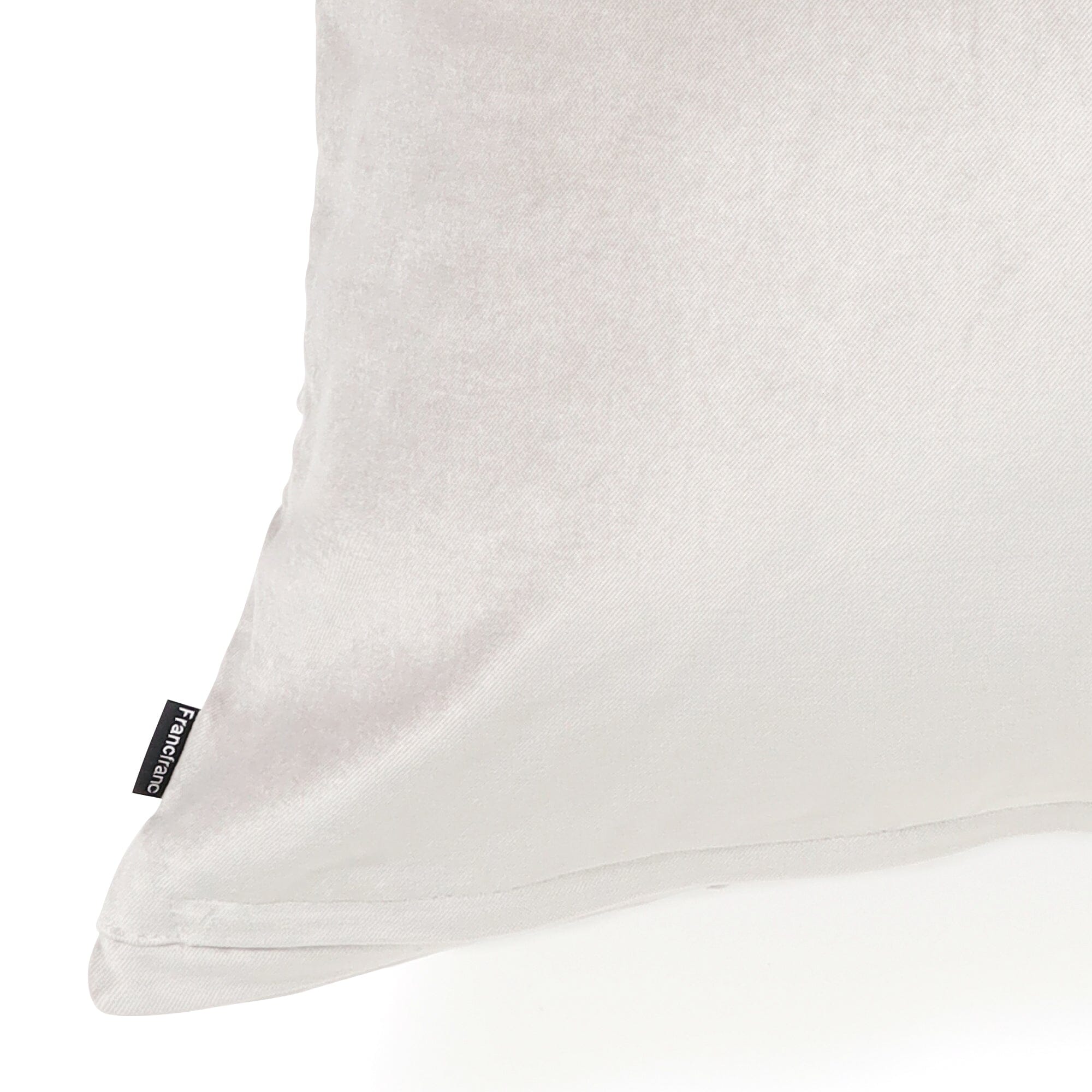Square Gathered Cushion Cover 600 X 600  Light Gray