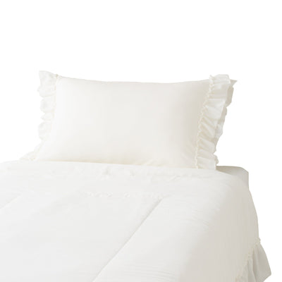 Fuwaro Cooling Pillow Cover Ruffles 700 X 500 White