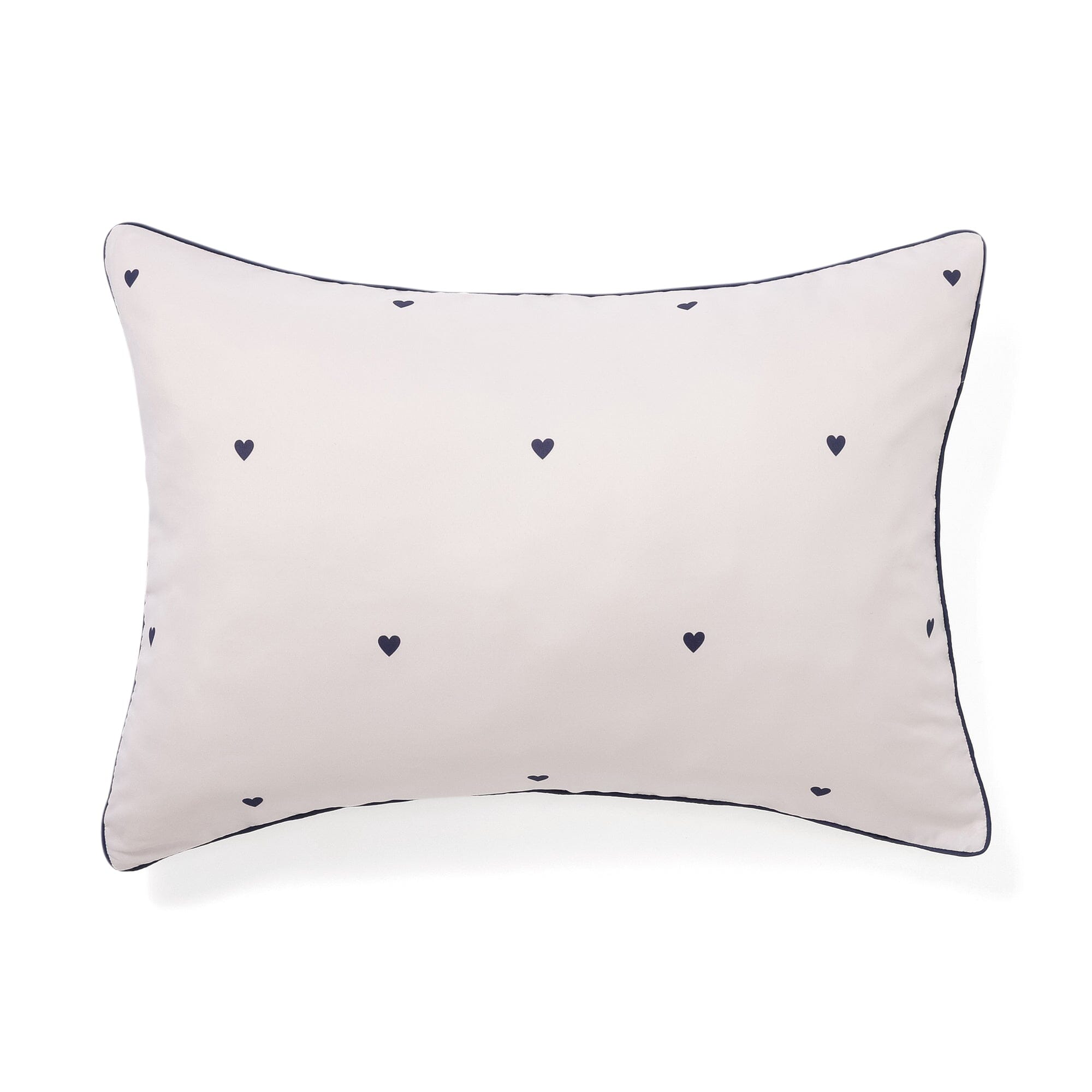 Fuwaro Cooling Pillow Cover Heart  Pink X Navy