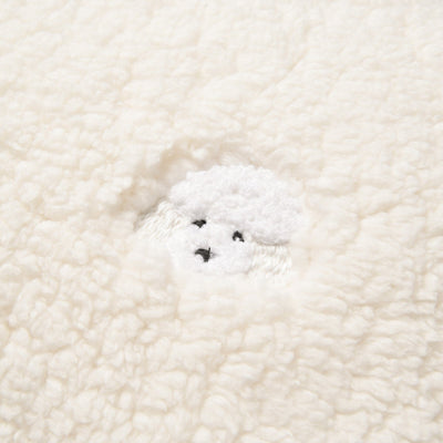 WARMY Poodle x Boa Comforter Case Double Ivory