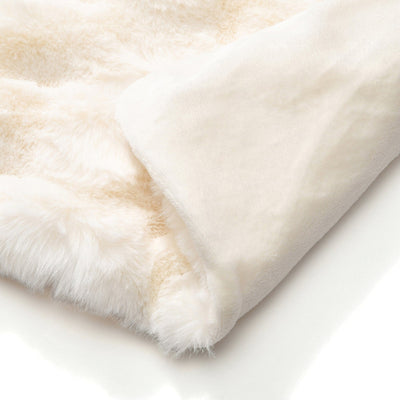 WARMY Pocomoko Fur Comforter Case Single White